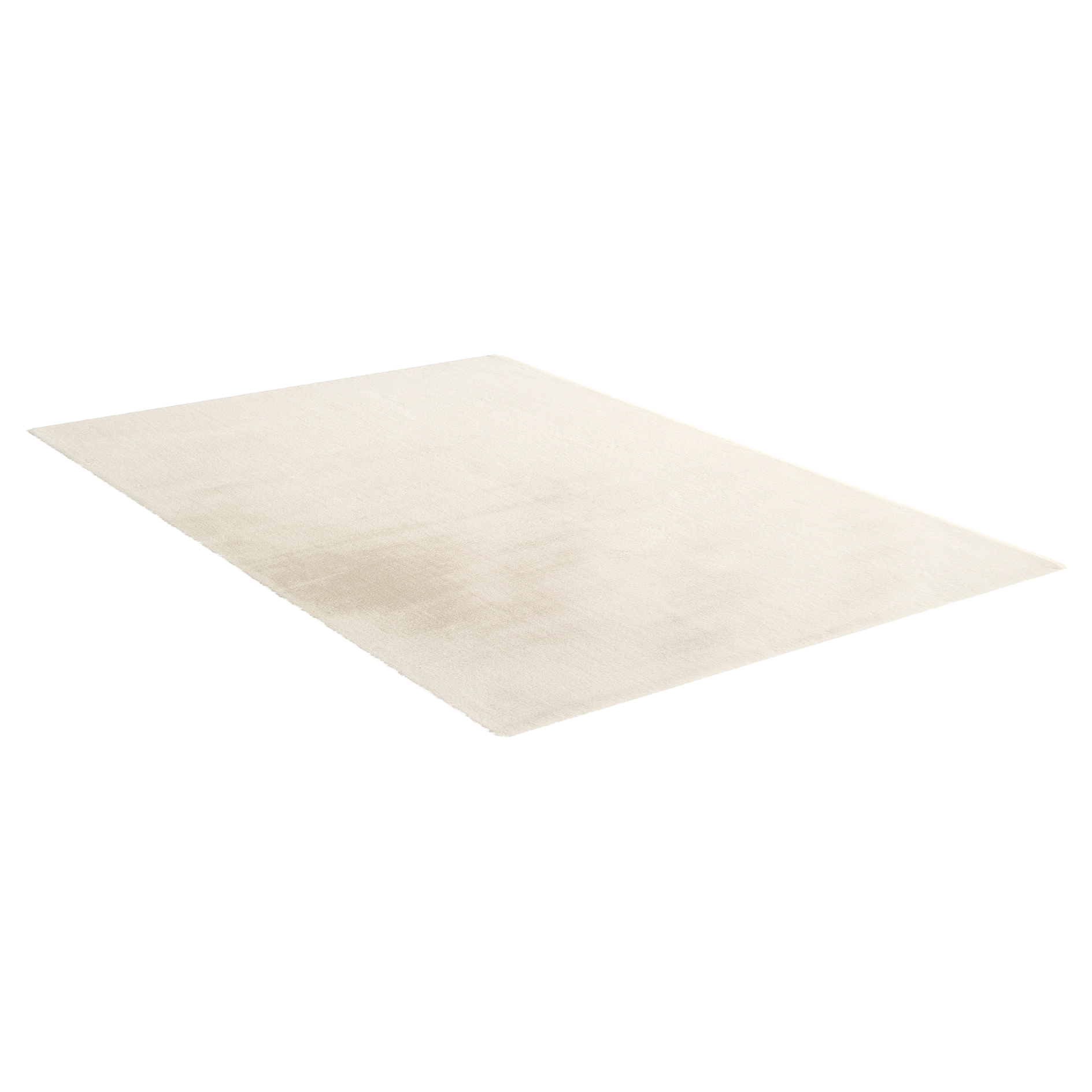 Hochflor-Teppich - elfenbeinfarben - 160x220 cm