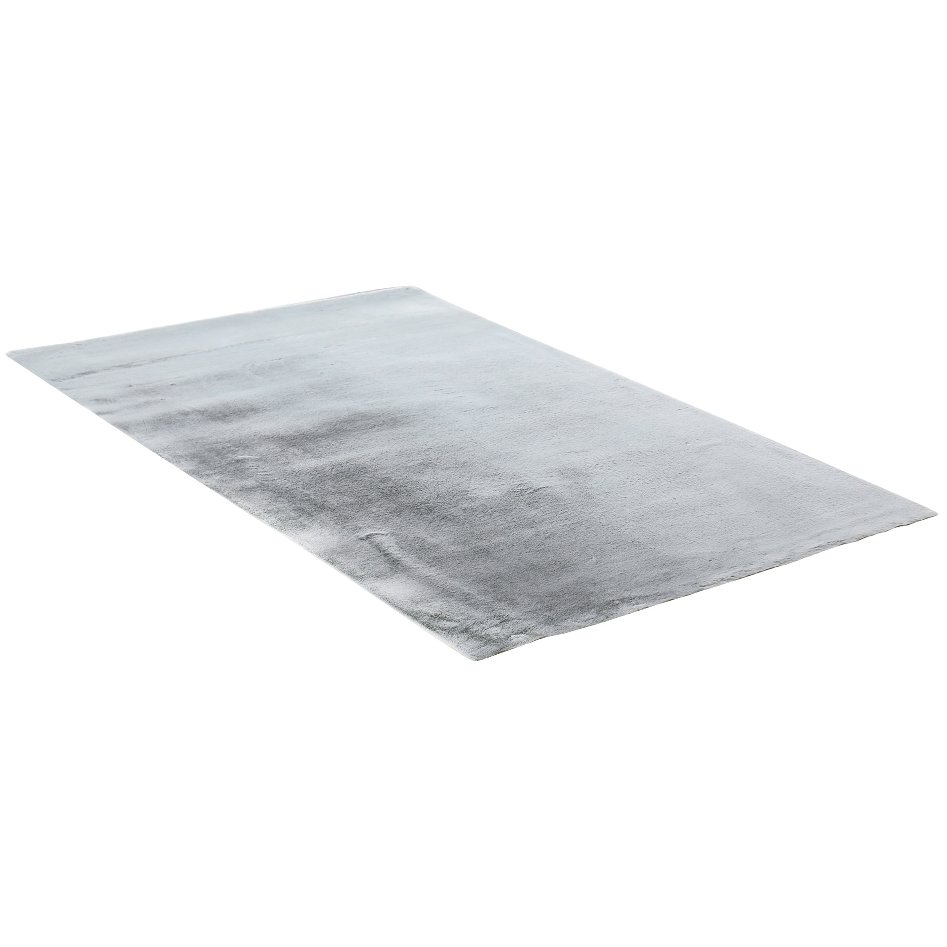 Hochflor-Teppich - light grey - 160x230 cm