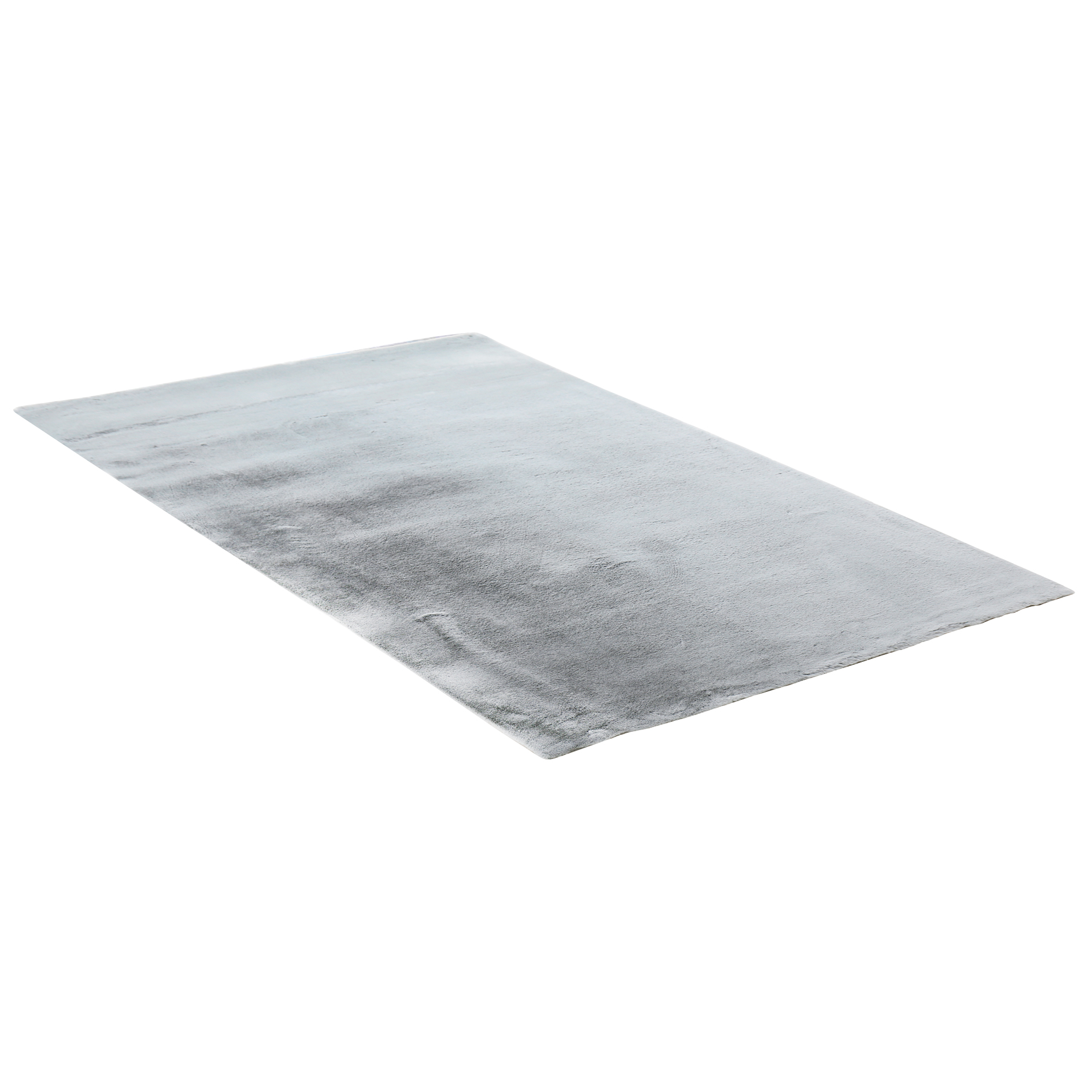 Hochflor-Teppich - light grey - 80x150 cm