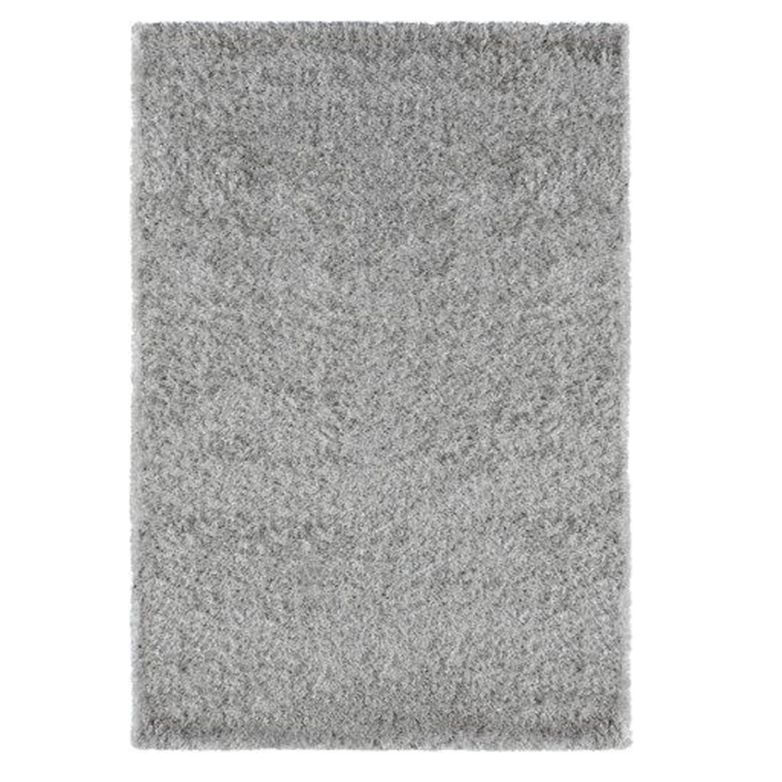 Hochflorteppich - silber - 120x160 cm