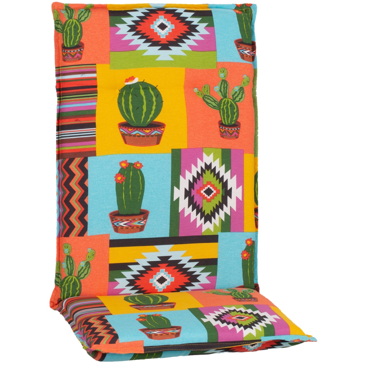Hochlehner-Saumauflage - bunt - Kakteen - 118x46 cm