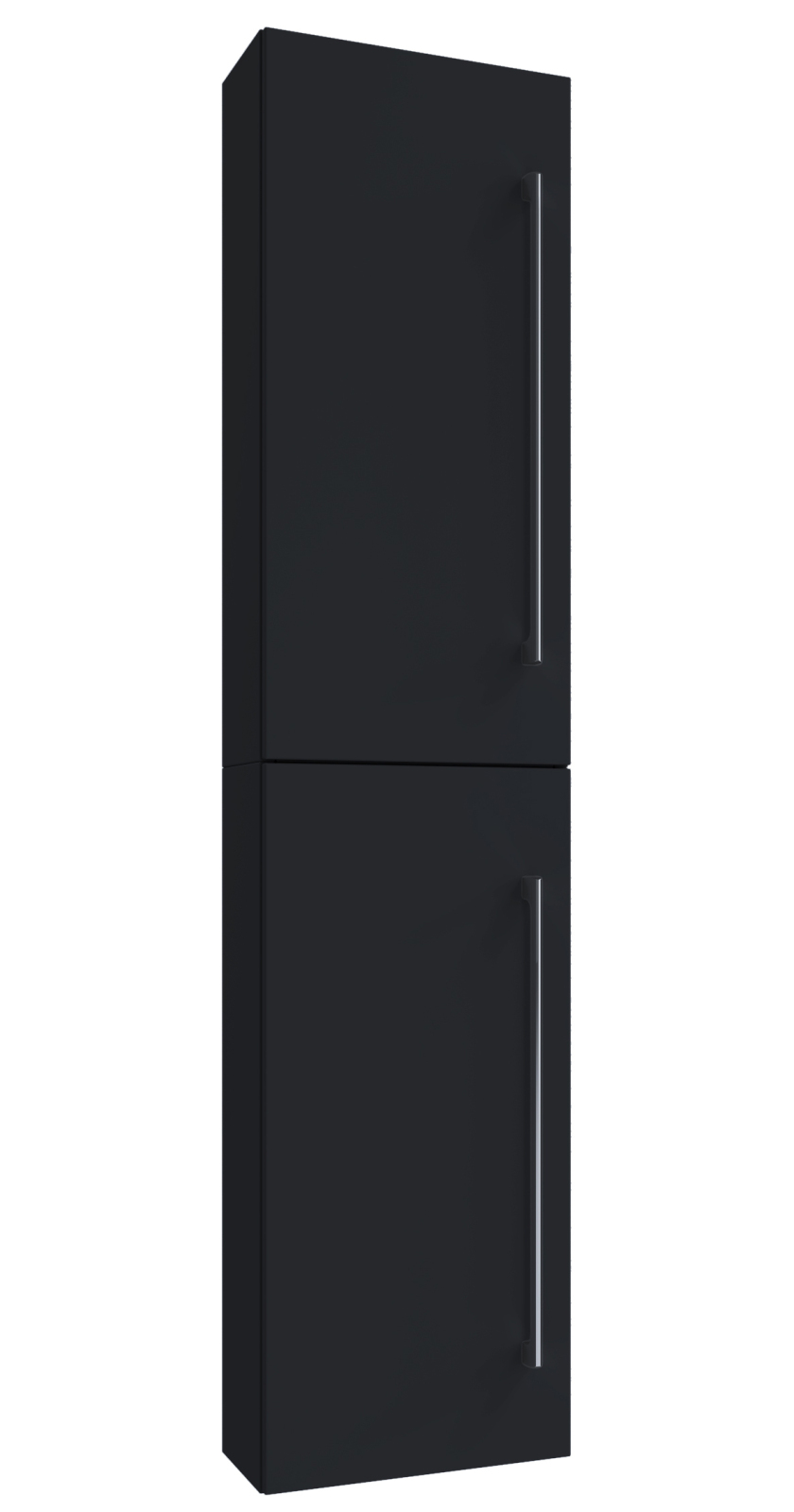 Hochschrank BADINOS - schwarz - 150 cm