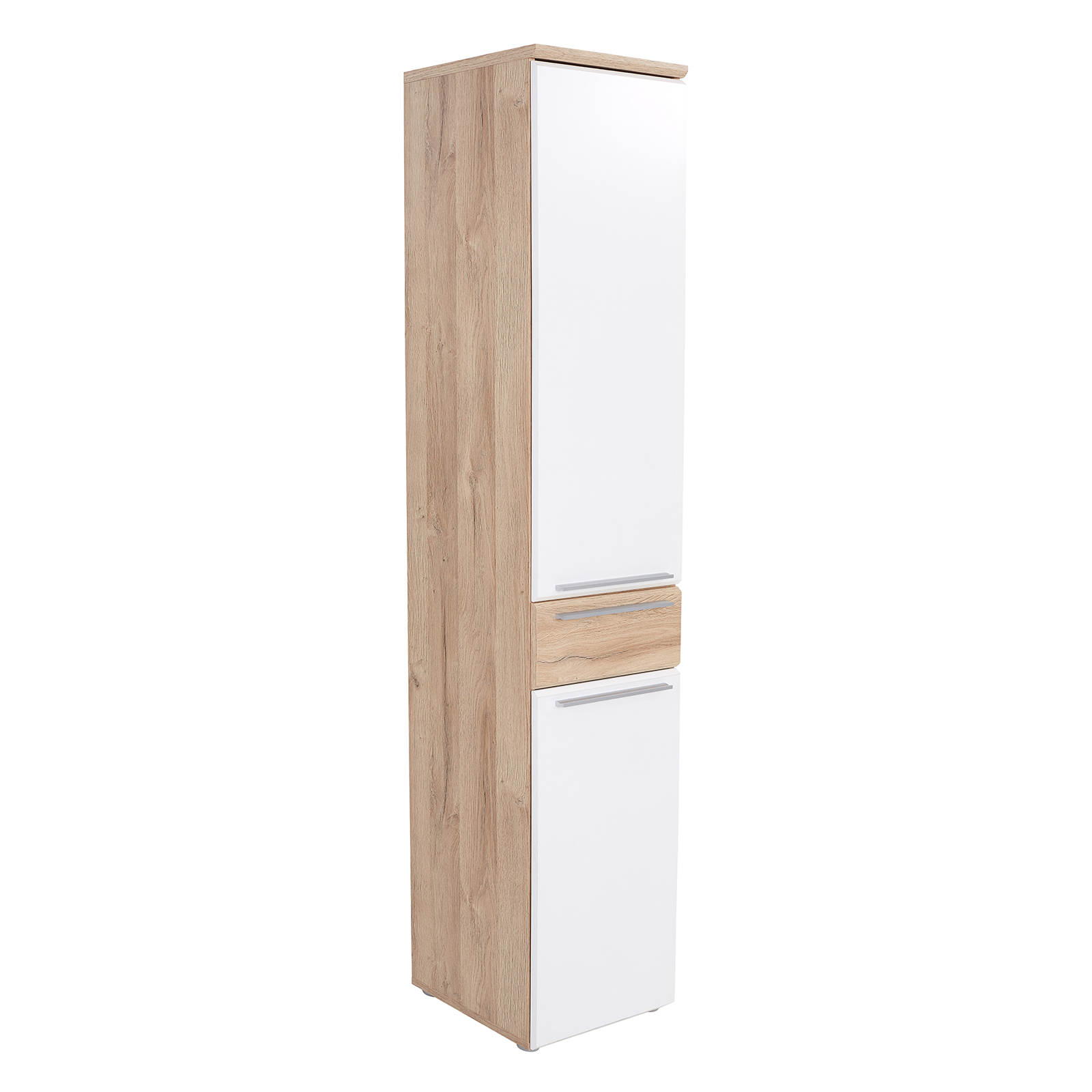 hochschrank - bianco eiche-weiß - 185 cm hoch