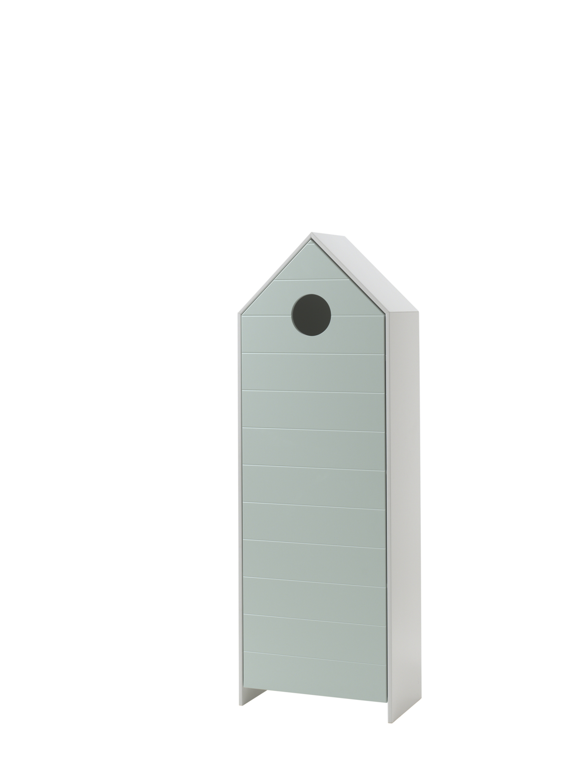 Hochschrank CASAMI - weiß-mint - 58 cm breit