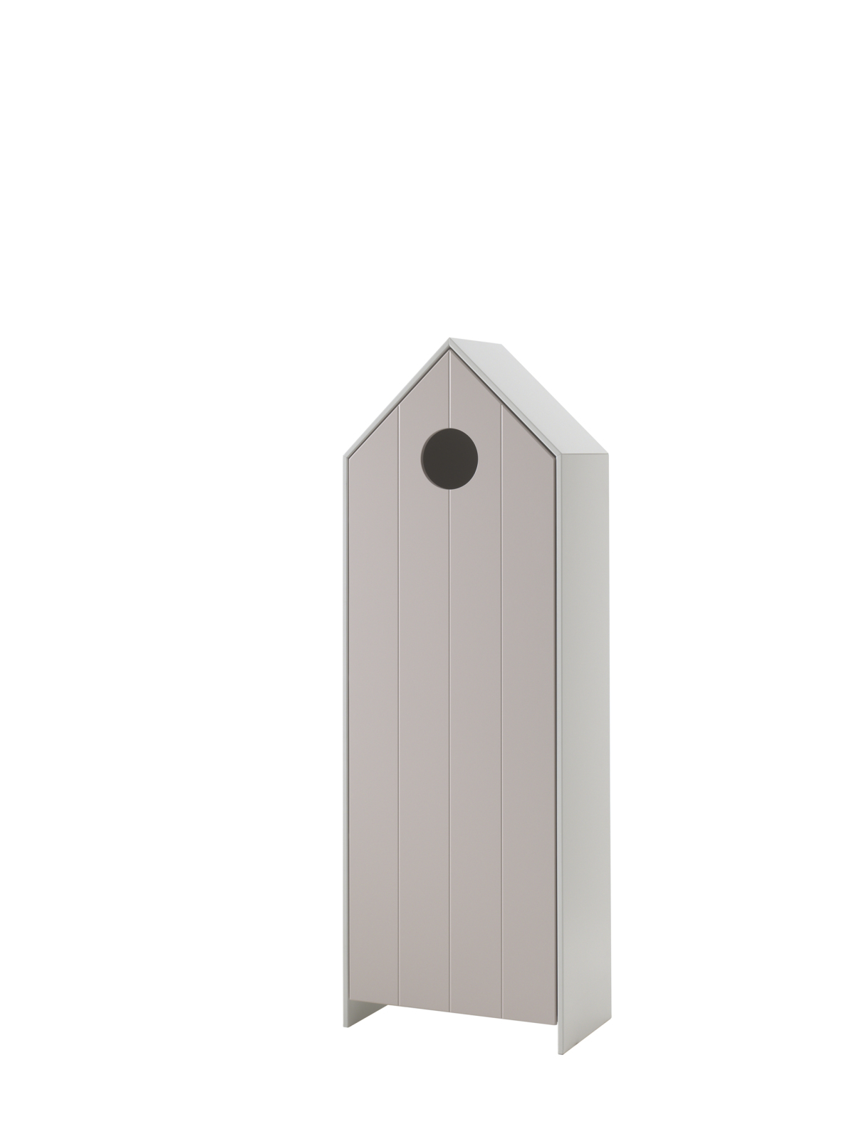 Hochschrank CASAMI - weiß-pink - 57,6 cm breit
