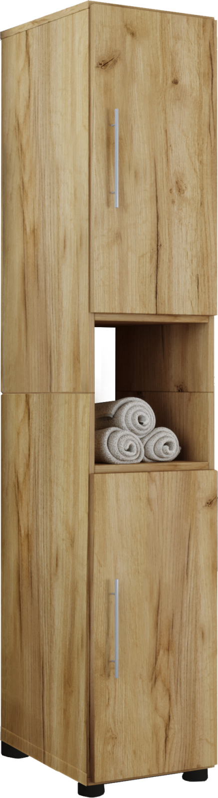 Hochschrank FLANDU - Honig Eiche - 160 cm