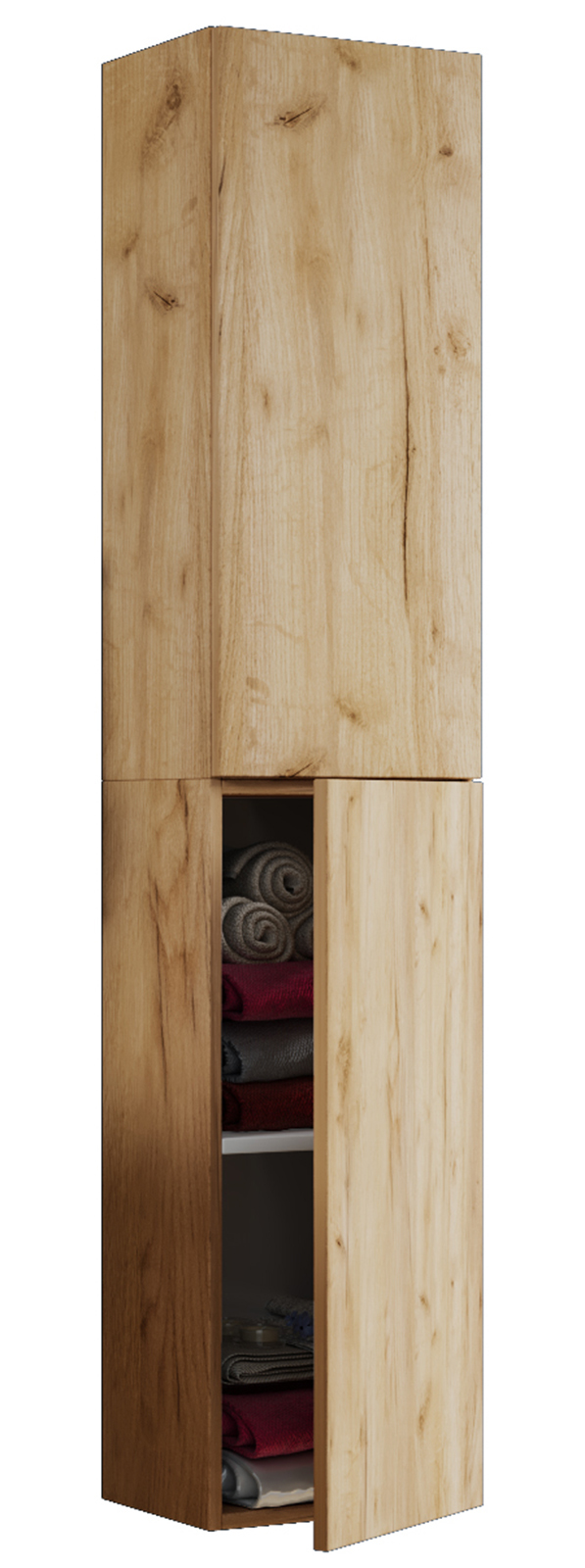 Hochschrank LENDAS - Honig Eiche - 33x150 cm