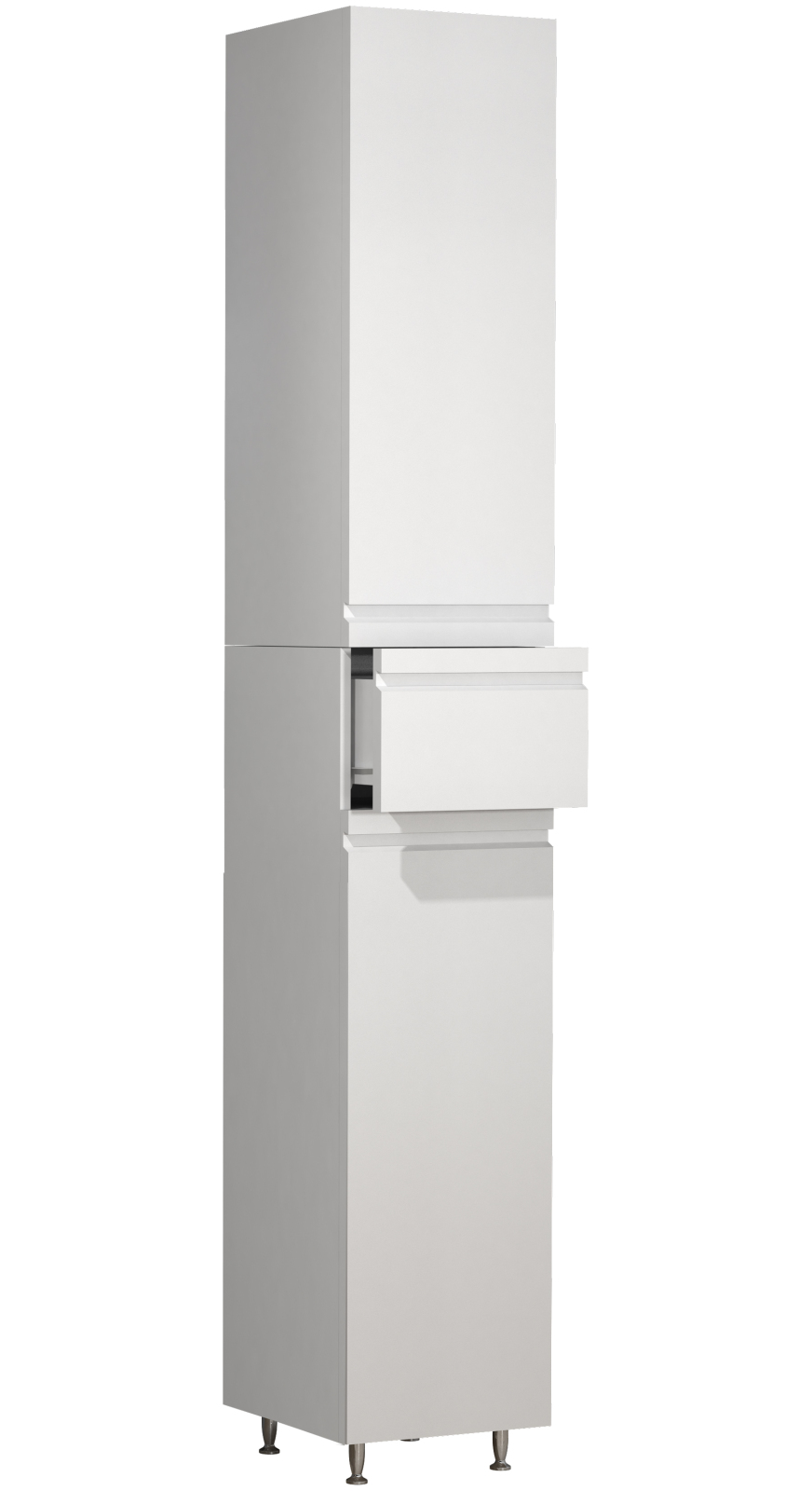 Hochschrank SILORA - weiß - 30 cm breit