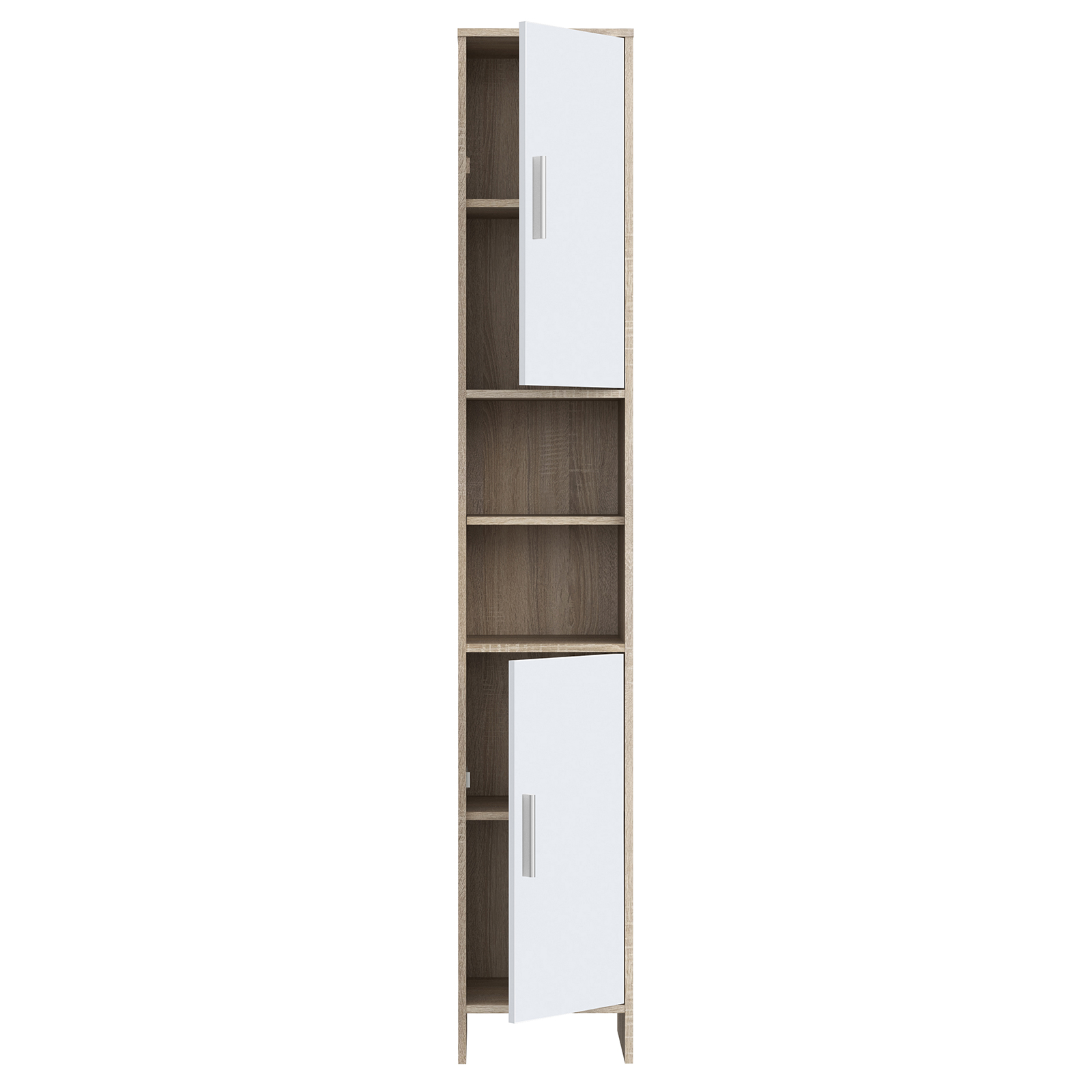 Badschrank Hoch & Schmal | Badezimmerschrank |  Produktbild-Vorschau 3