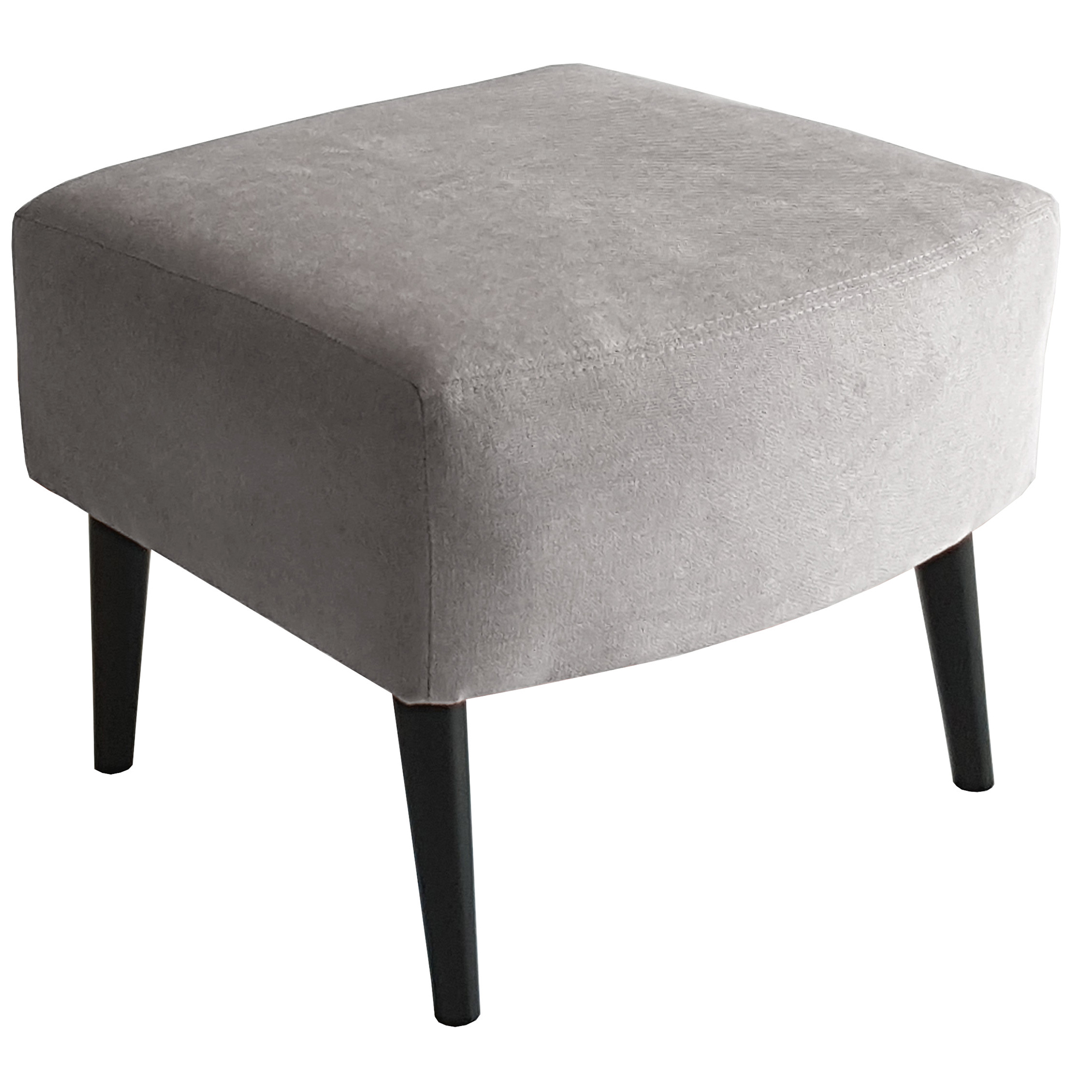 Hocker - ash - Wellenfederung - Microfaser