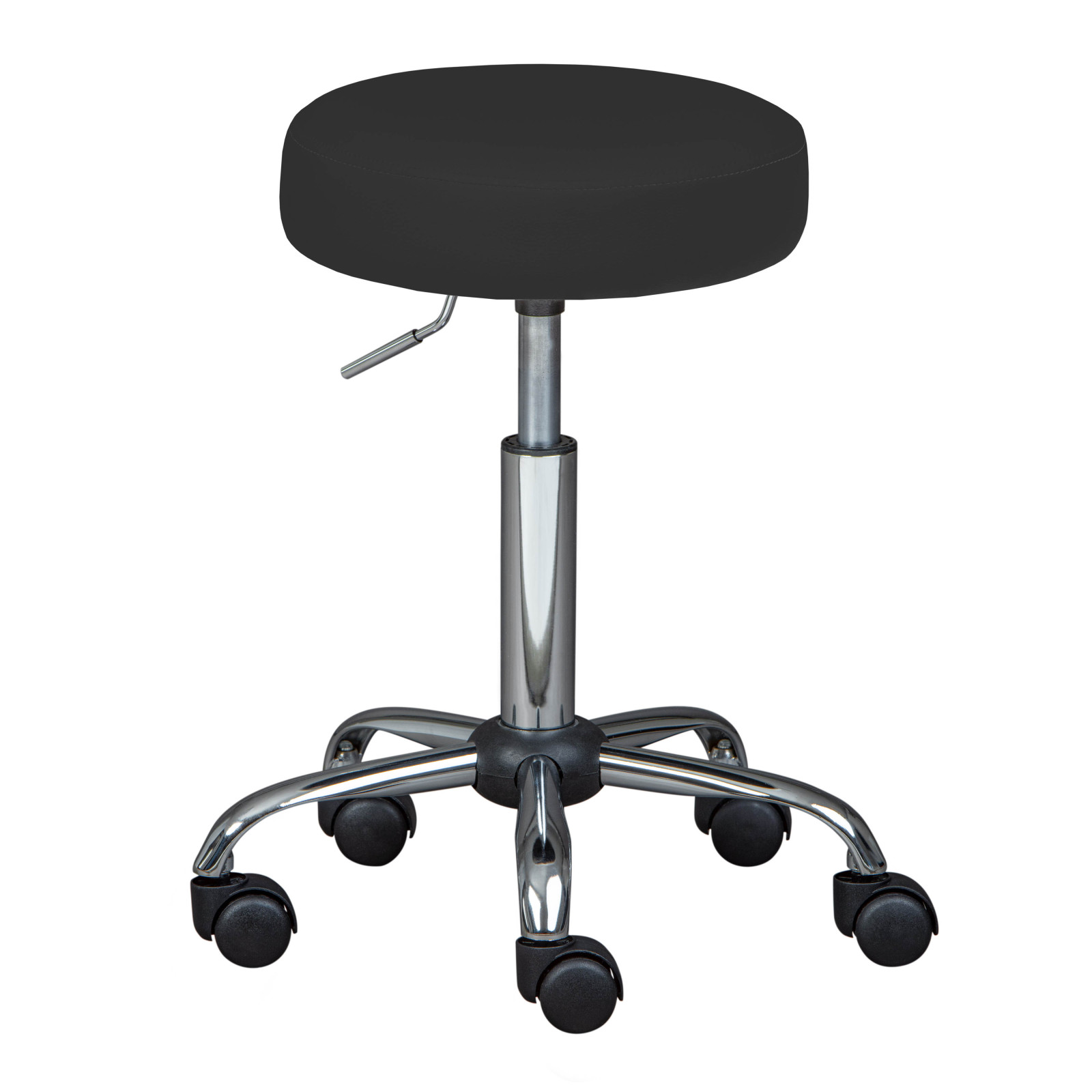 Hocker ASRA - schwarz - höhenverstellbar