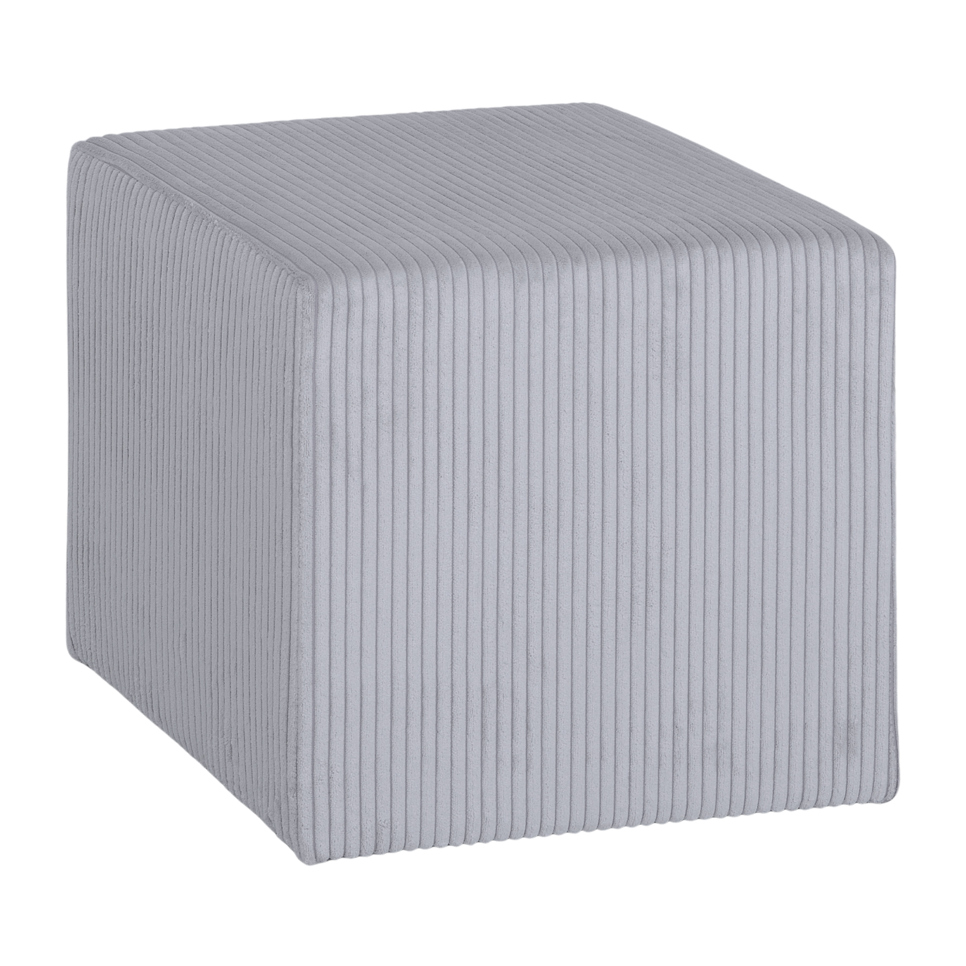 Hocker - dove - Cord - 45x45 cm