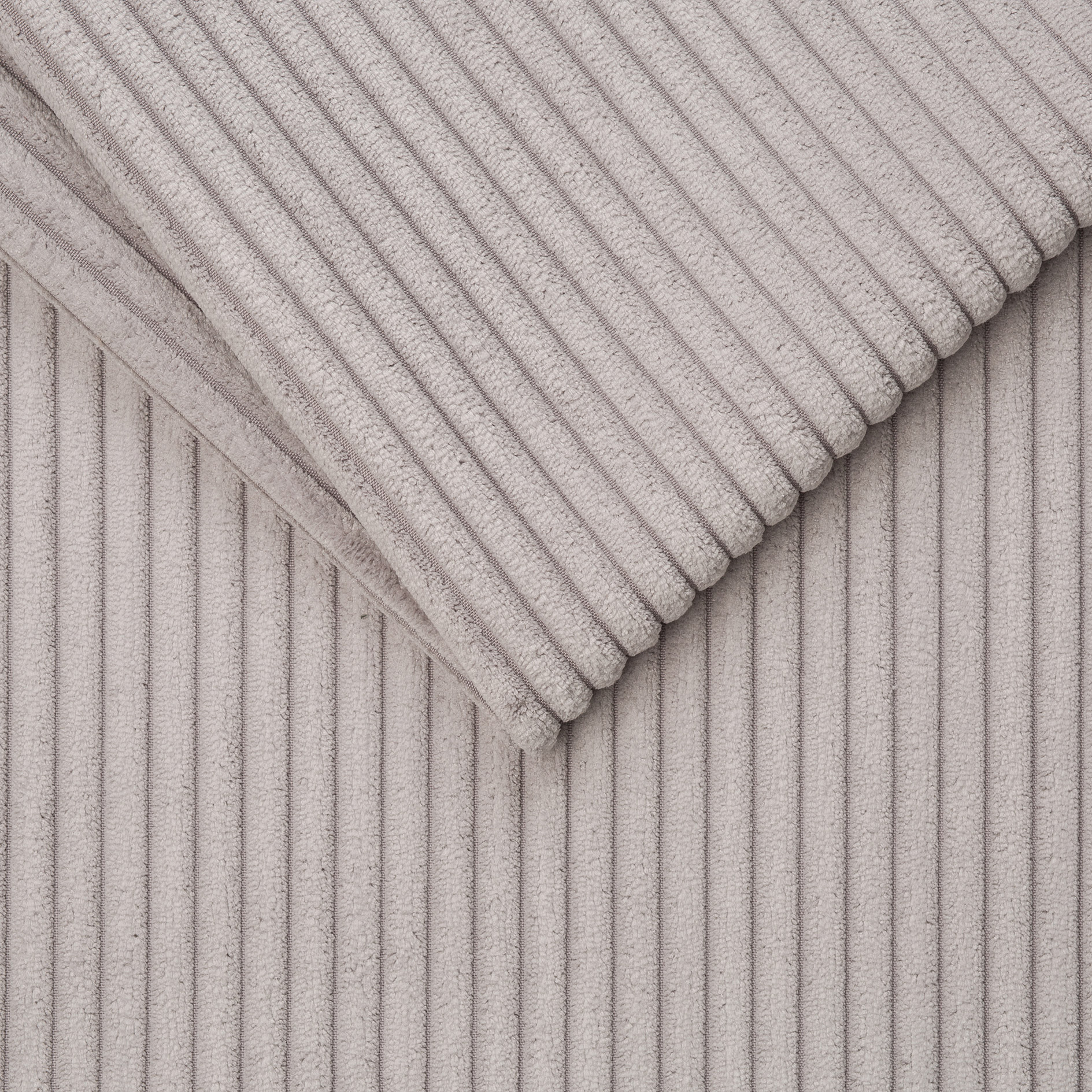 Hocker - dove - Cord - Massivholzfüße