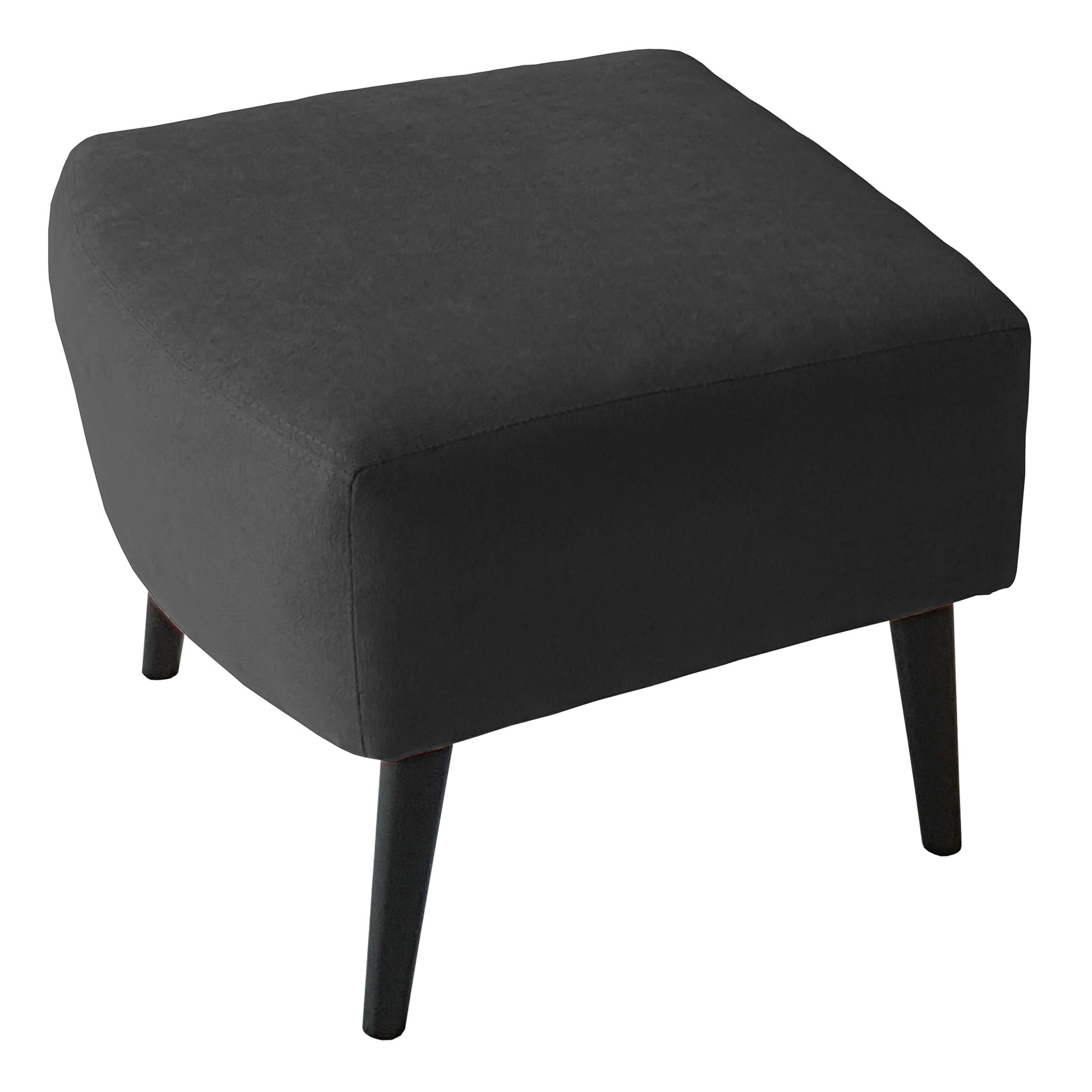 Hocker - graphite - Wellenfederung - Microfaser