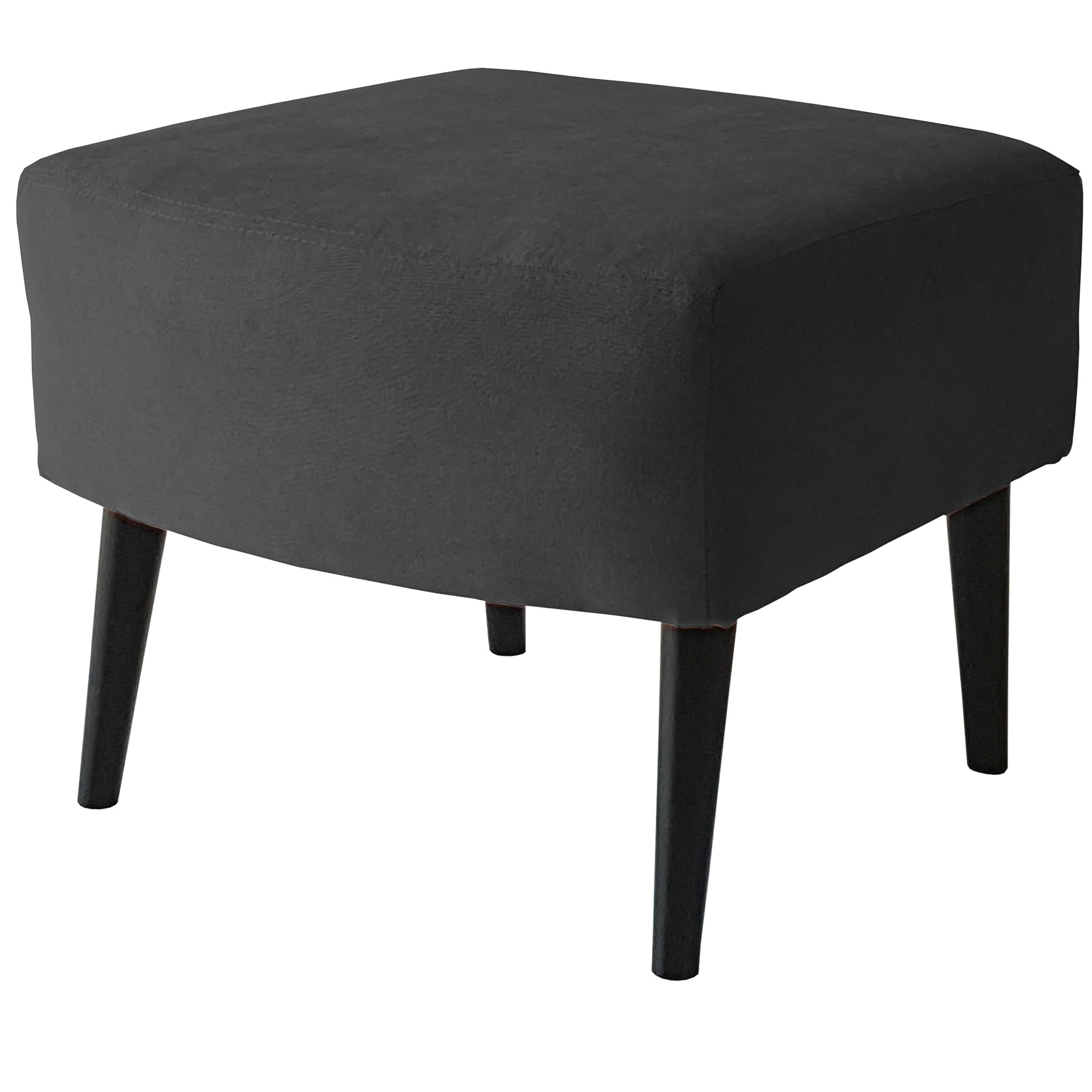 Hocker - graphite - Wellenfederung - Microfaser