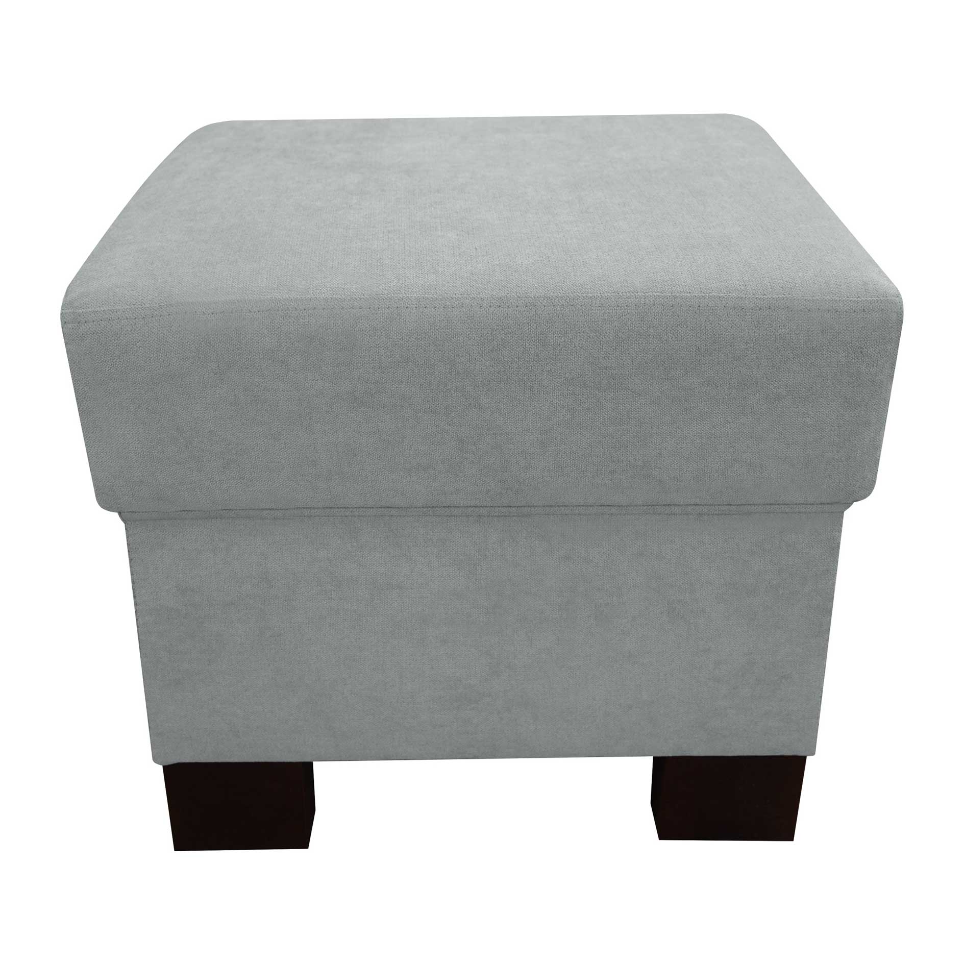 Hocker - grey - Kaltschaum-Polsterung - 51 cm breit