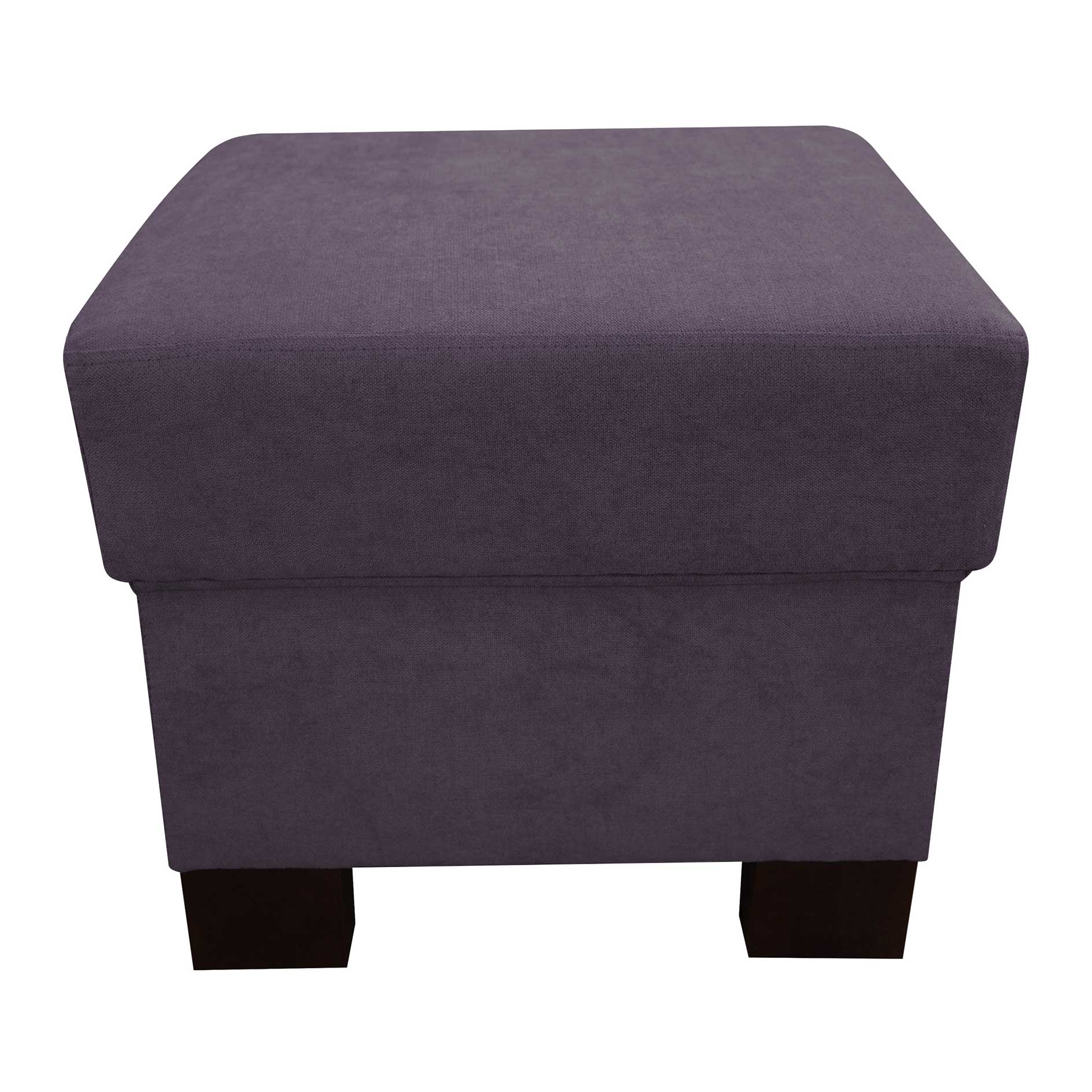 Hocker - purple - Kaltschaum-Polsterung - 51 cm breit