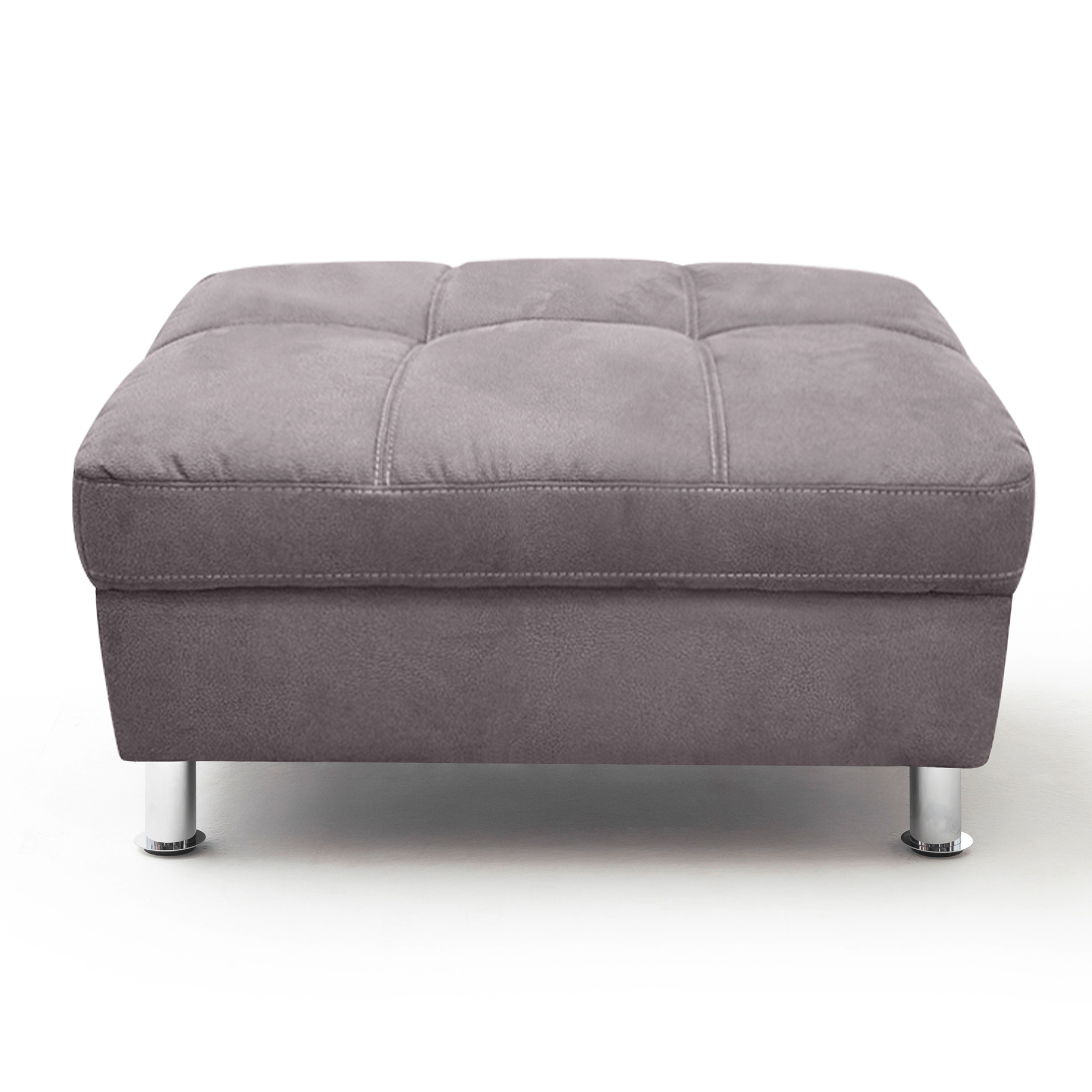 Hocker - rock - Microfaser in Wildlederoptik - 90 cm breit