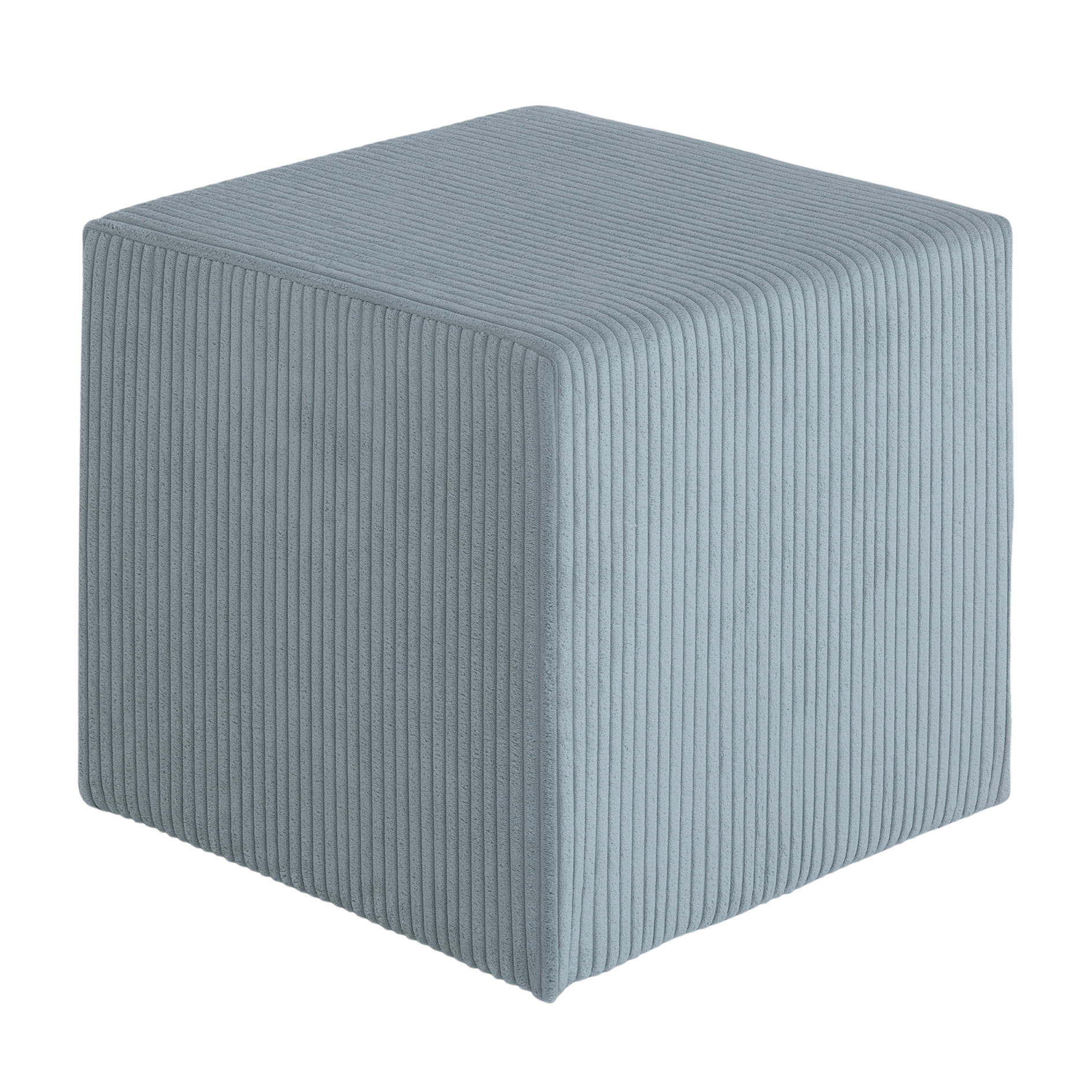 Hocker - sage - Cord - 45x45 cm