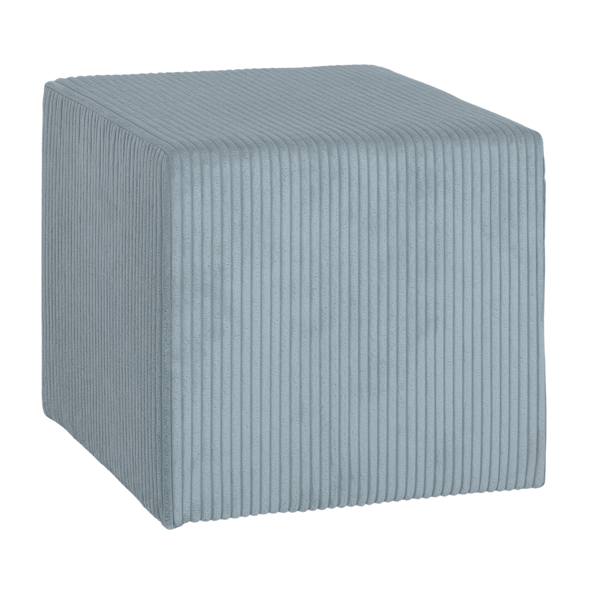 Hocker - sage - Cord - 45x45 cm