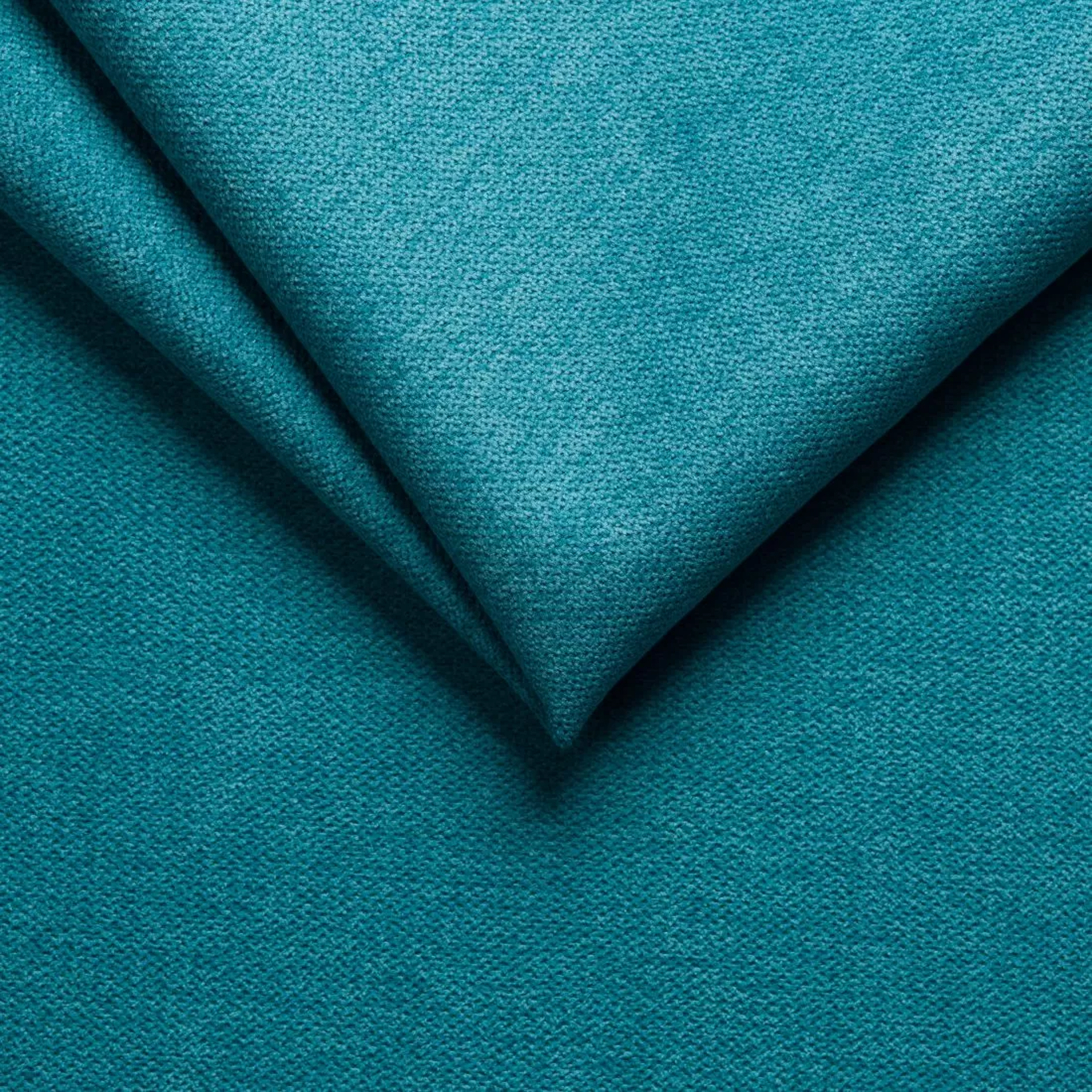 Hocker - türkis - Cord - 45x45 cm