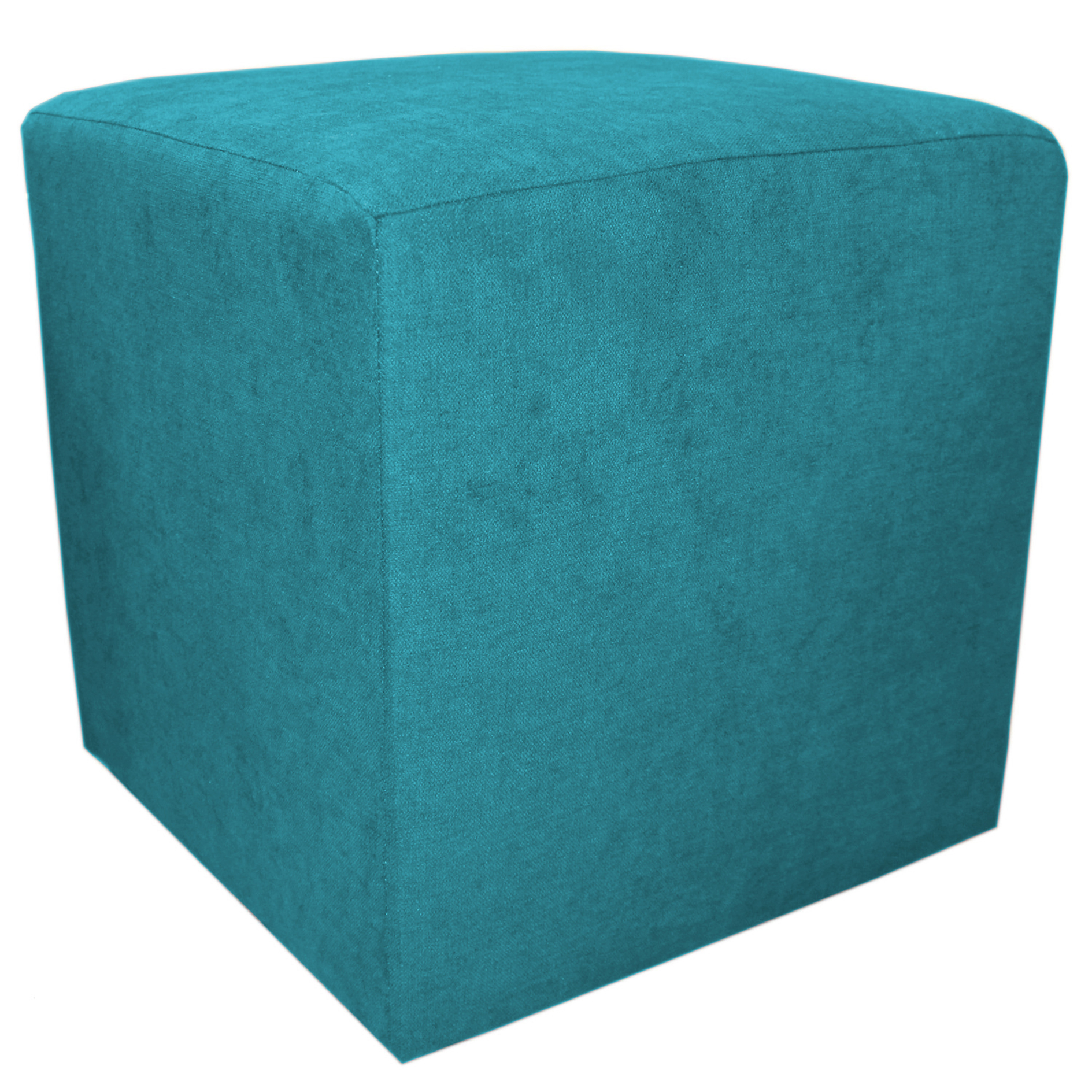 Hocker - türkis - Cord - 45x45 cm