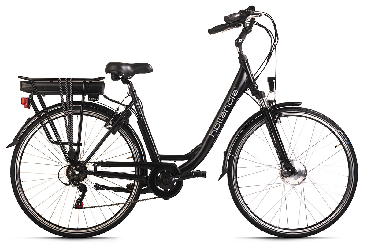 Hollandia Damen E-Citybike E-ACTIVE 28'' - schwarz - 50 cm Rahmenhöhe