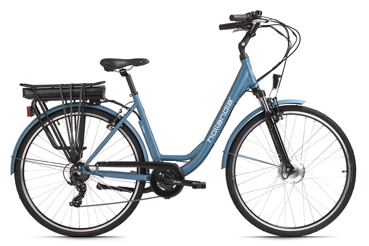 Hollandia Damen E-Citybike LIDO 28'' - blau - 49 cm Rahmenhöhe