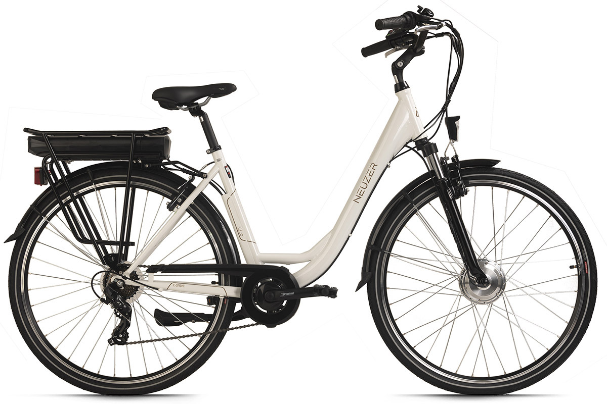 Hollandia Damen E-Citybike LIDO 28'' - weiß - 49 cm Rahmenhöhe
