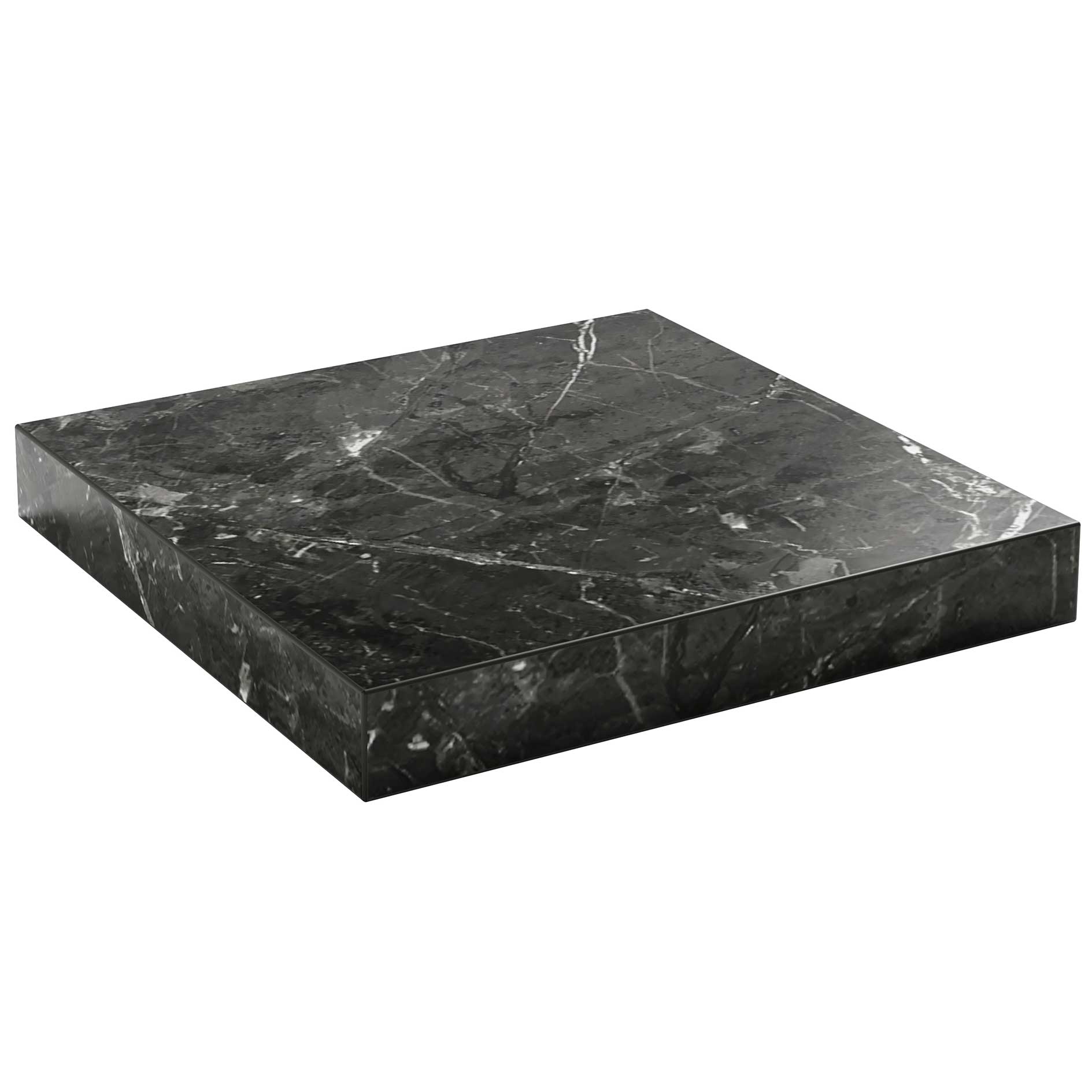 IMPULS Arbeitsplatte - Carrara schwarz -110x60 cm