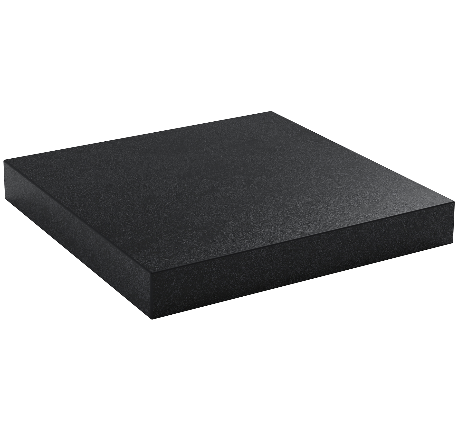 IMPULS Arbeitsplatte - schwarz - Schieferstruktur - 60x60 cm