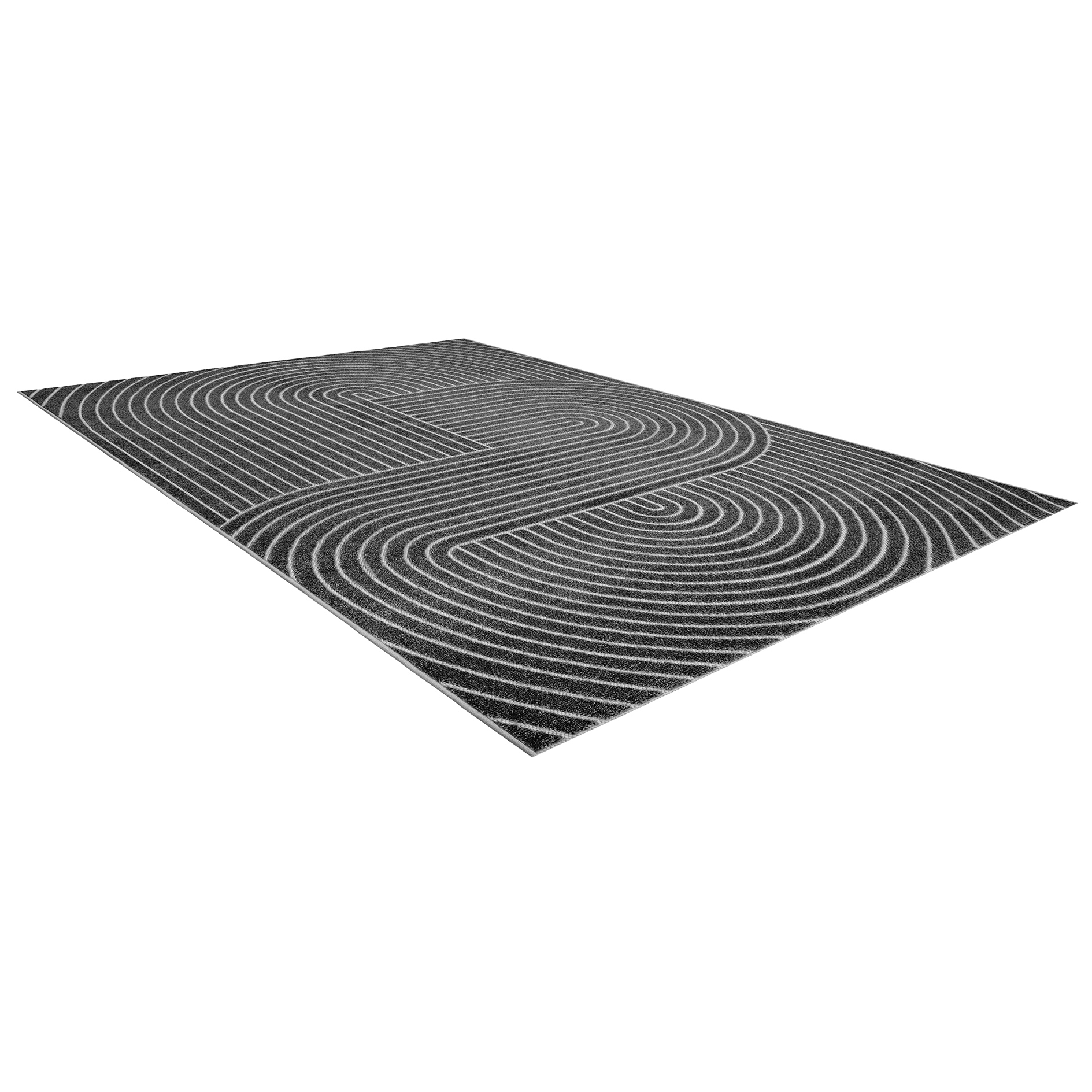 In-/Outdoor-Designteppich - anthrazit - 120x160 cm