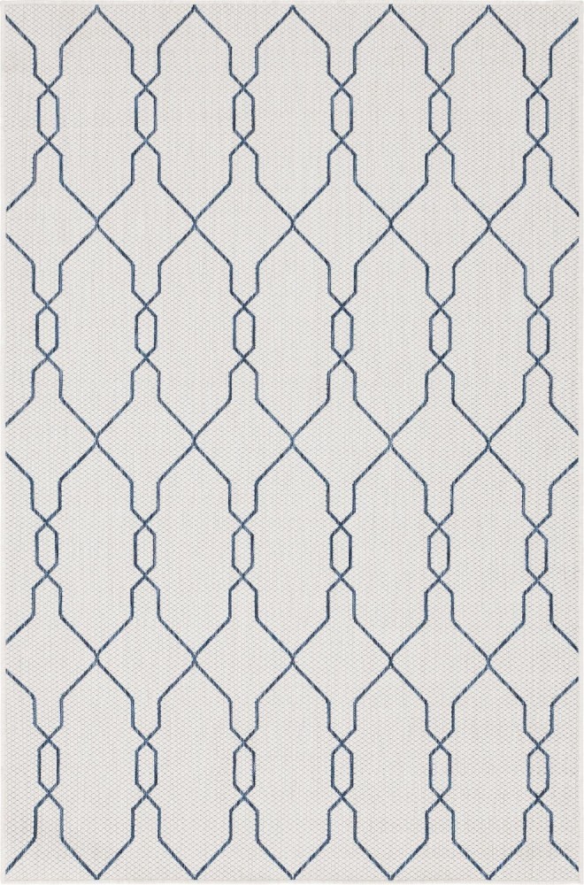 In-/Outdoorteppich CROSSES 3 - elfenbein - 244x152 cm