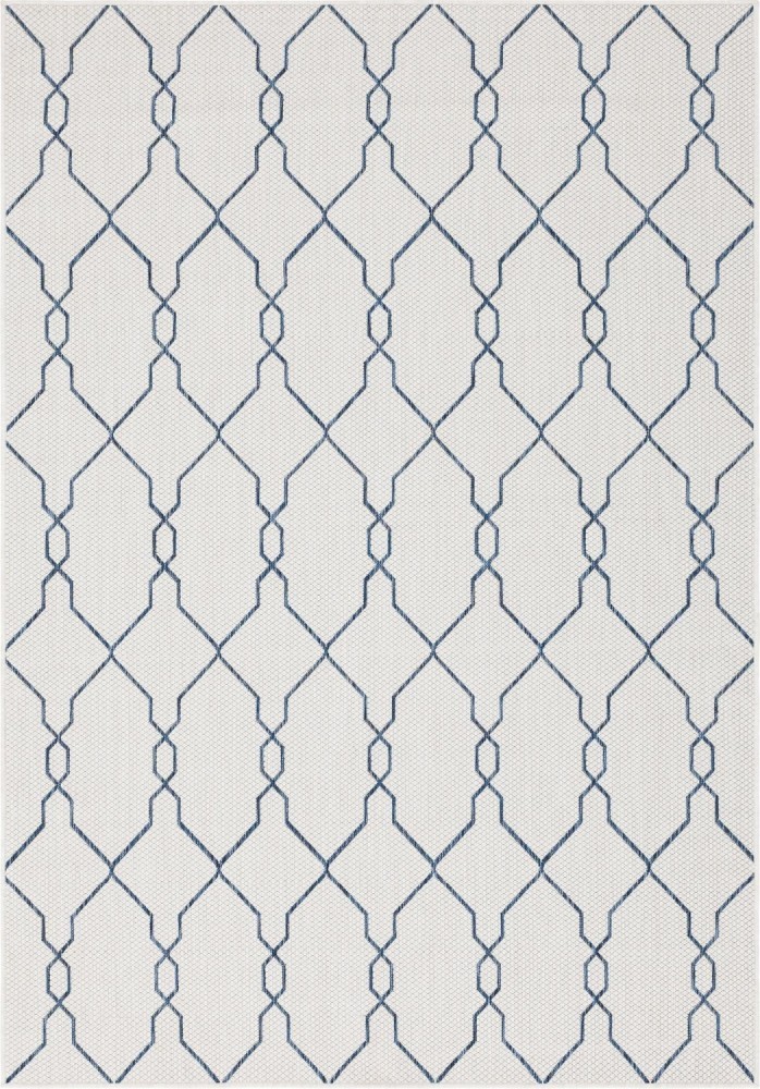 In-/Outdoorteppich CROSSES 3 - elfenbein - 274x183 cm