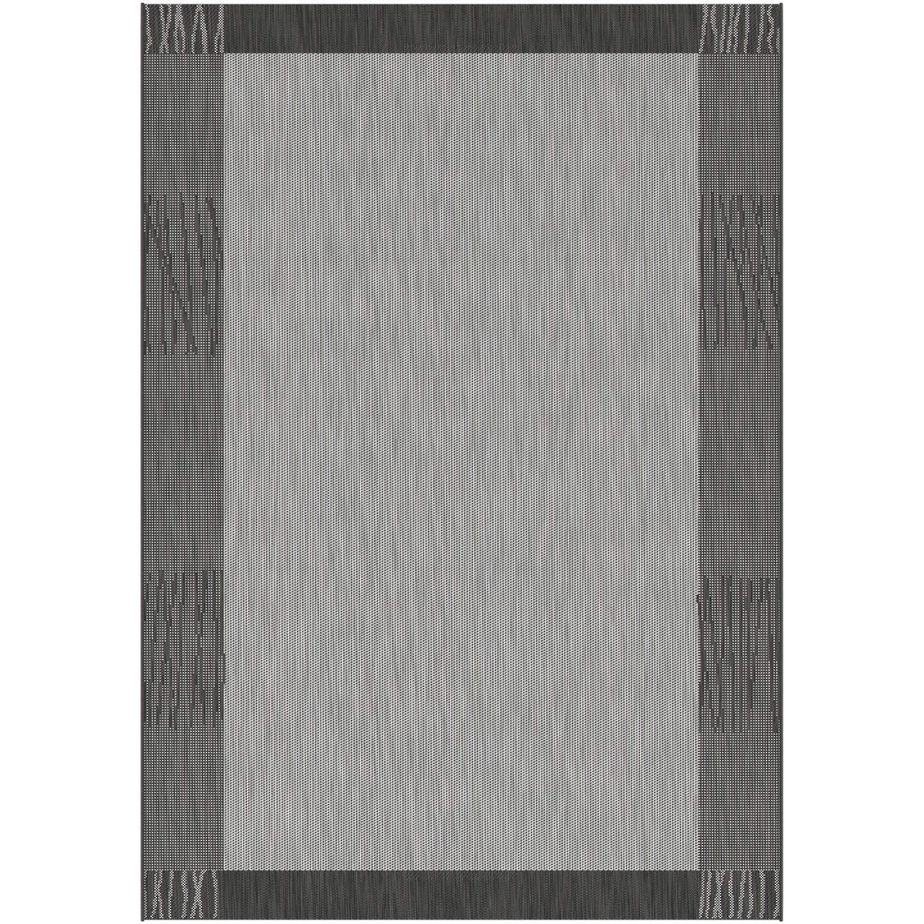 In-/Outdoorteppich - grau - 200x290 cm