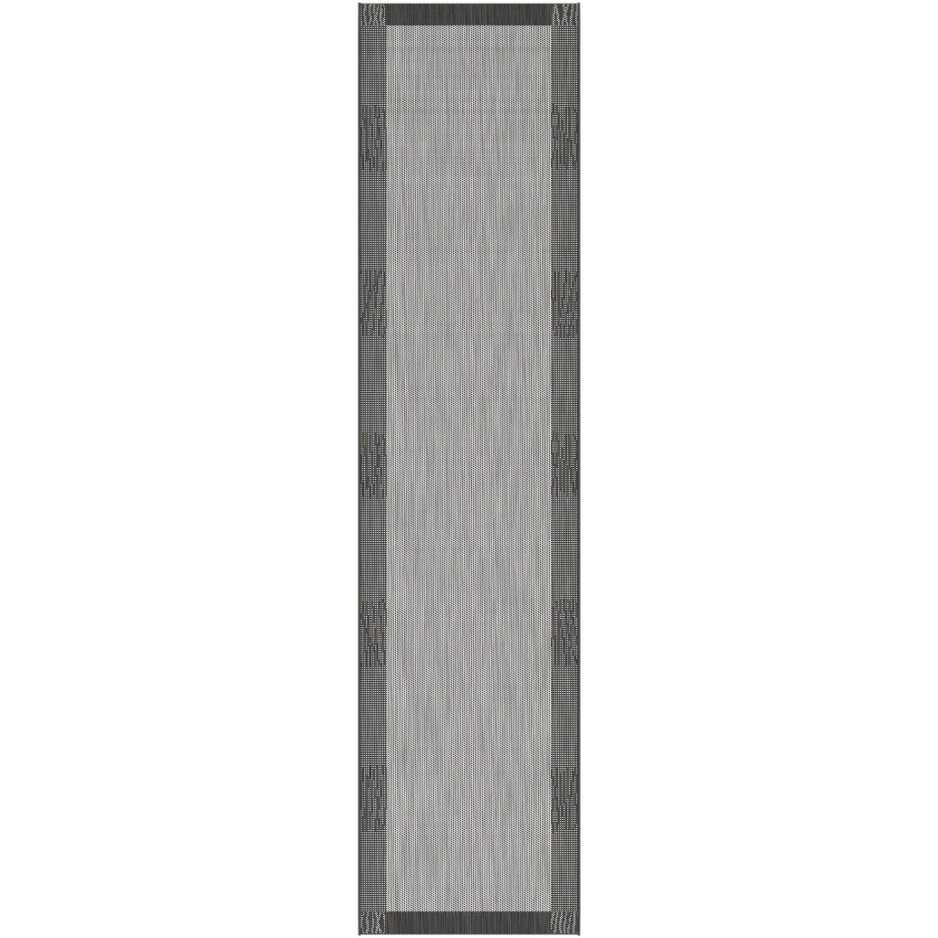 In-/Outdoorteppich - grau - 80x240 cm