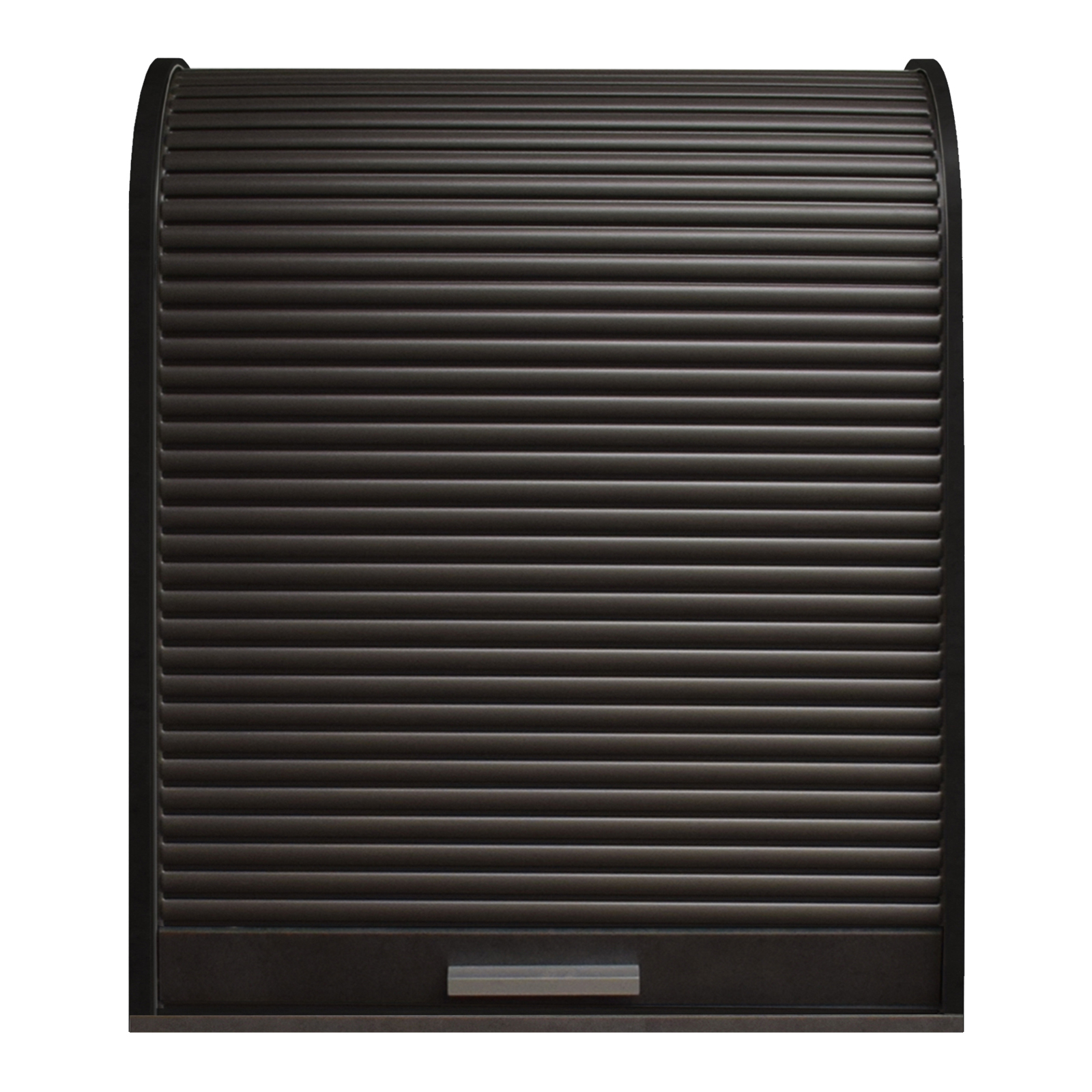 Jalousieschrank - Schwarzstahloptik-Graphitoptik - 69 cm