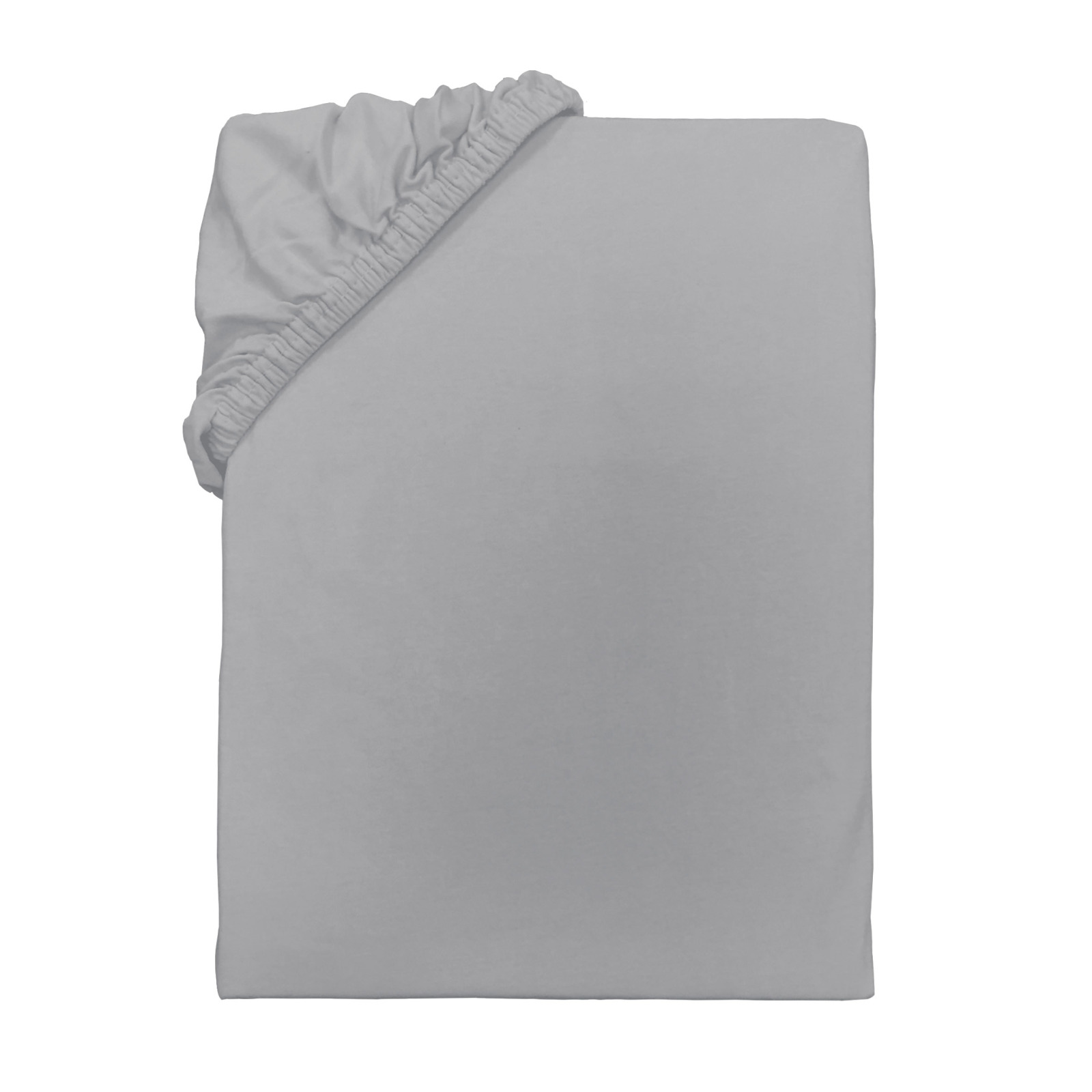 Jersey-Spannbettlaken - grau - 90-100x200 cm