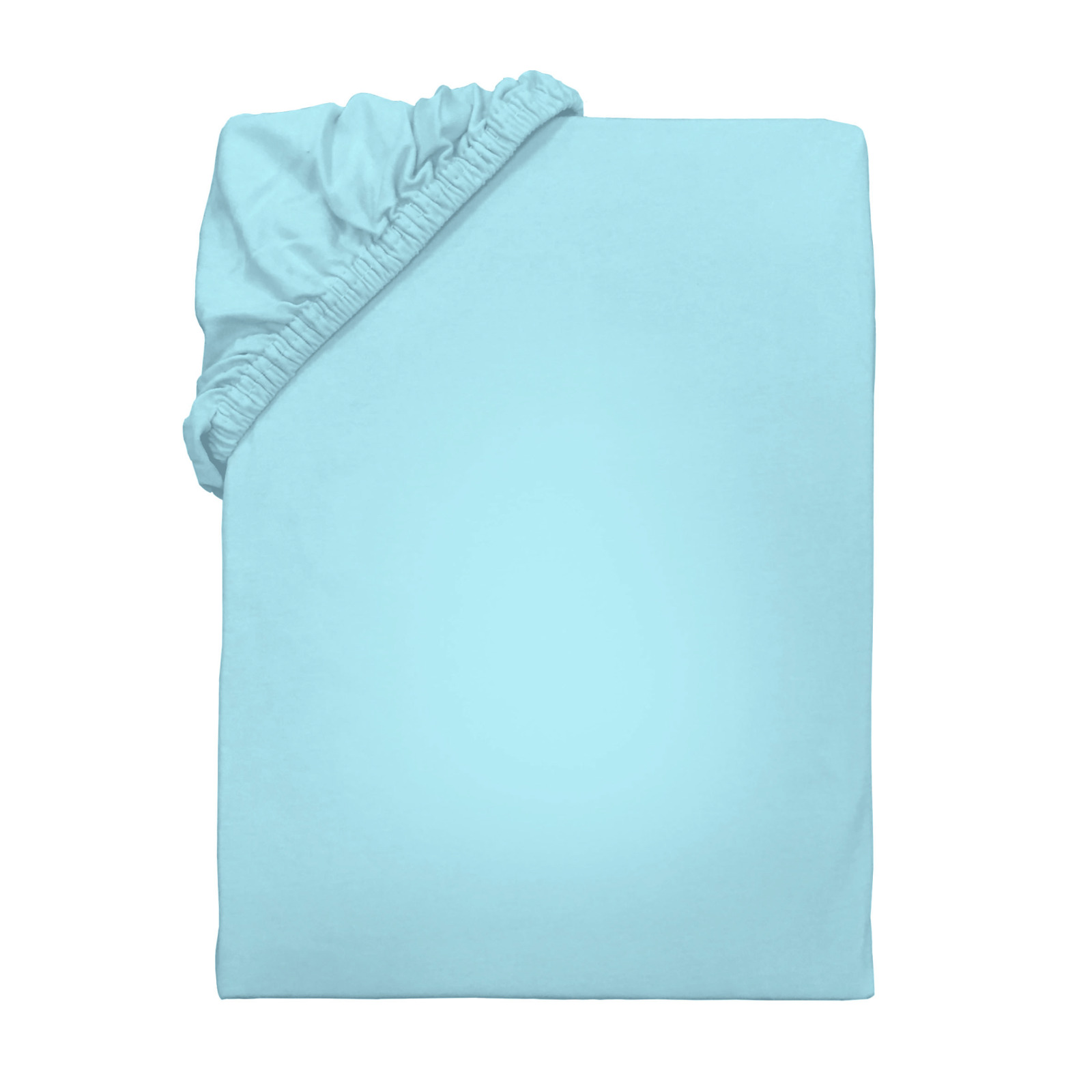 Jersey-Spannbettlaken - hellblau - 60-70 und 120-140 cm