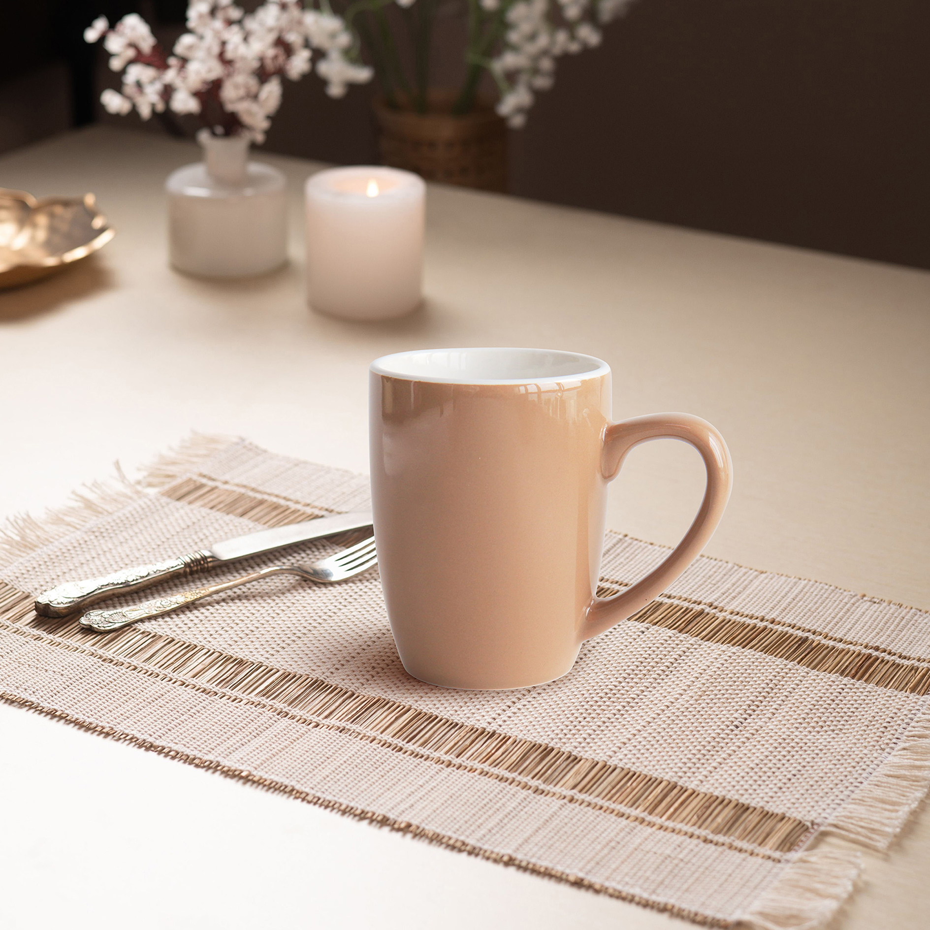 Kaffeebecher - braun - 260 ml