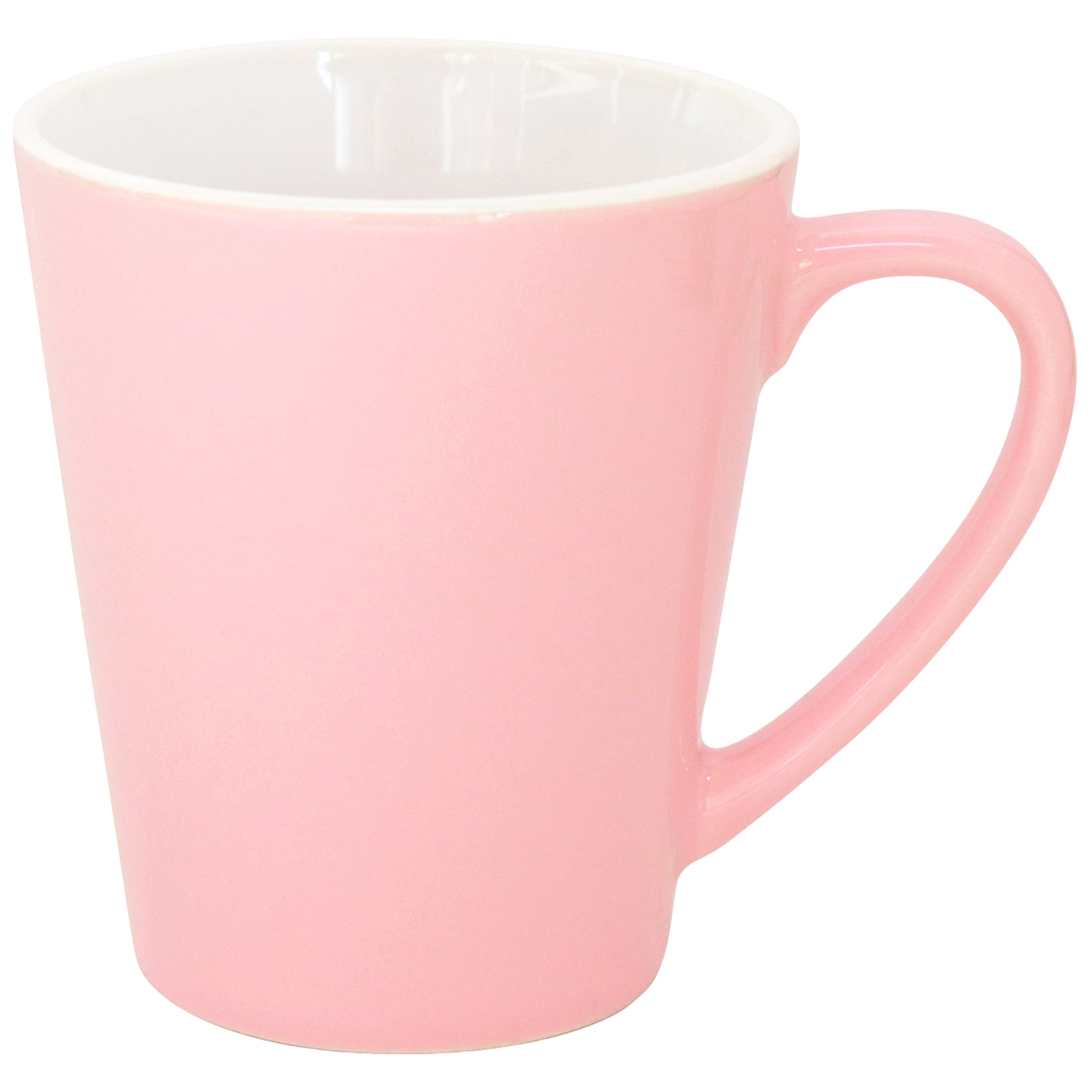 Kaffeebecher - pink - Steingut - 260 ml