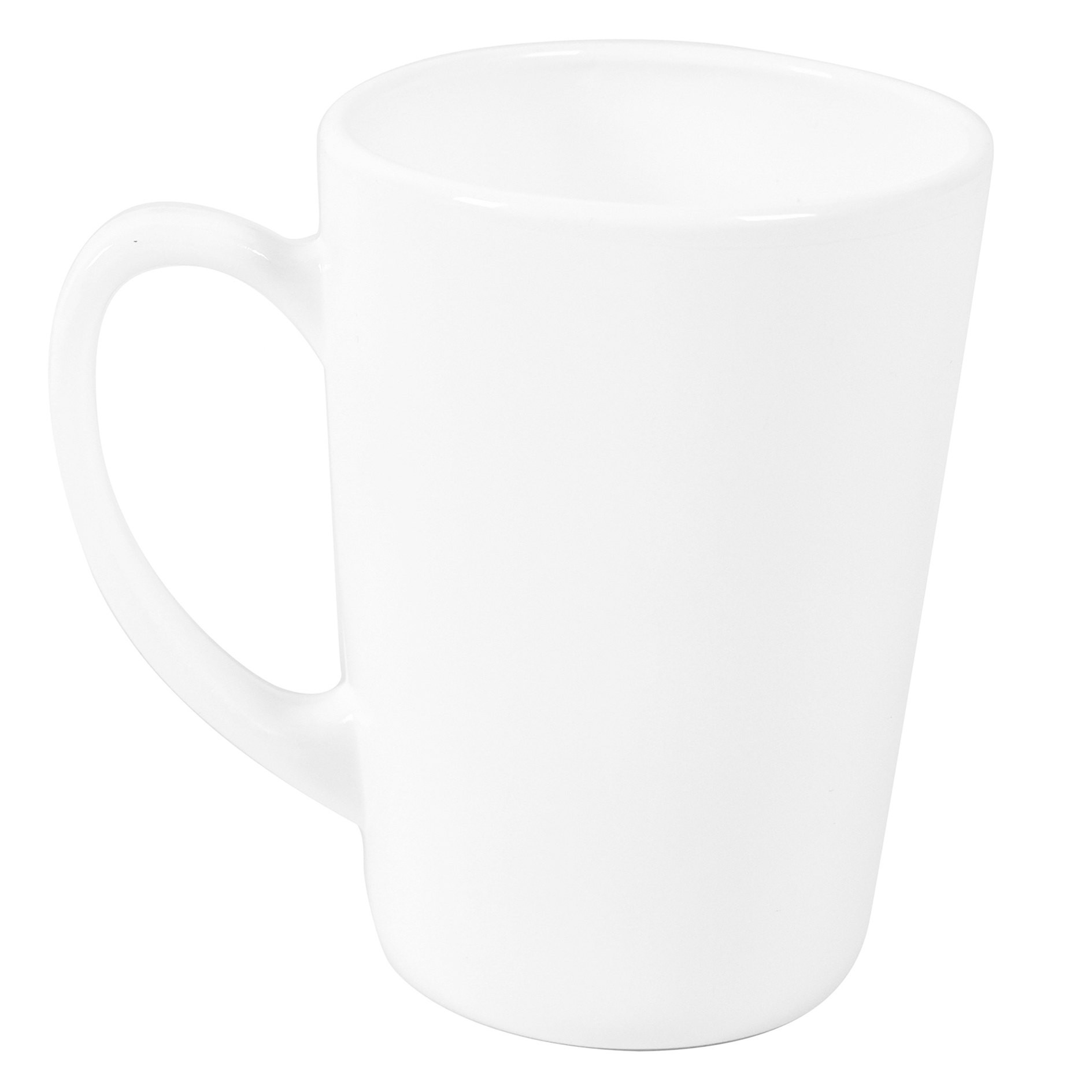 Kaffeebecher - weiß - Opalglas - 350 ml