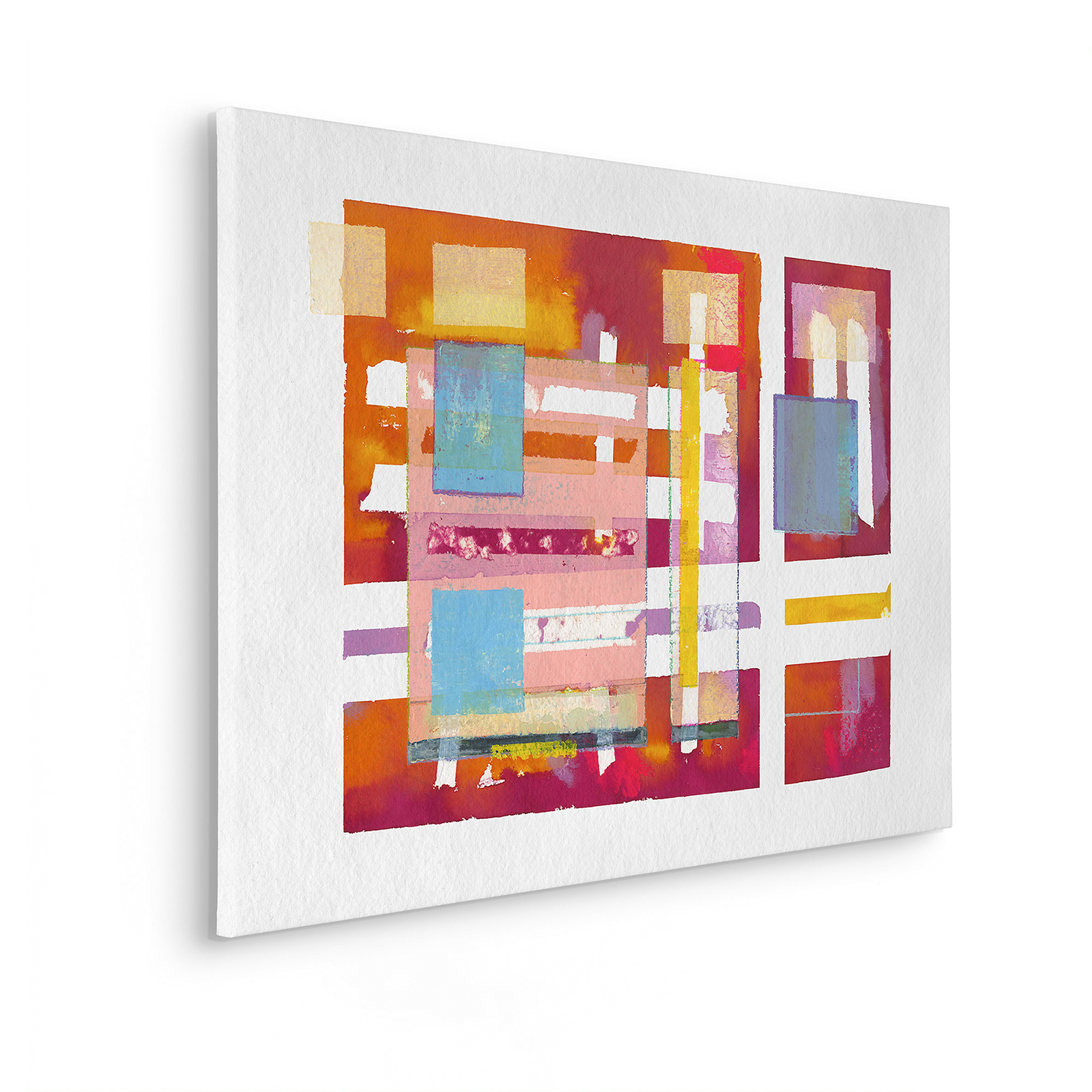 Keilrahmenbild GEOMETRIC STYLE - bunt - 60x90 cm