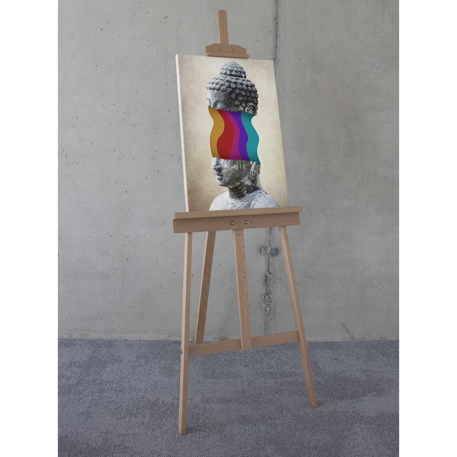 Keilrahmenbild SWEET ESCAPE - bunt - 40x60 cm 