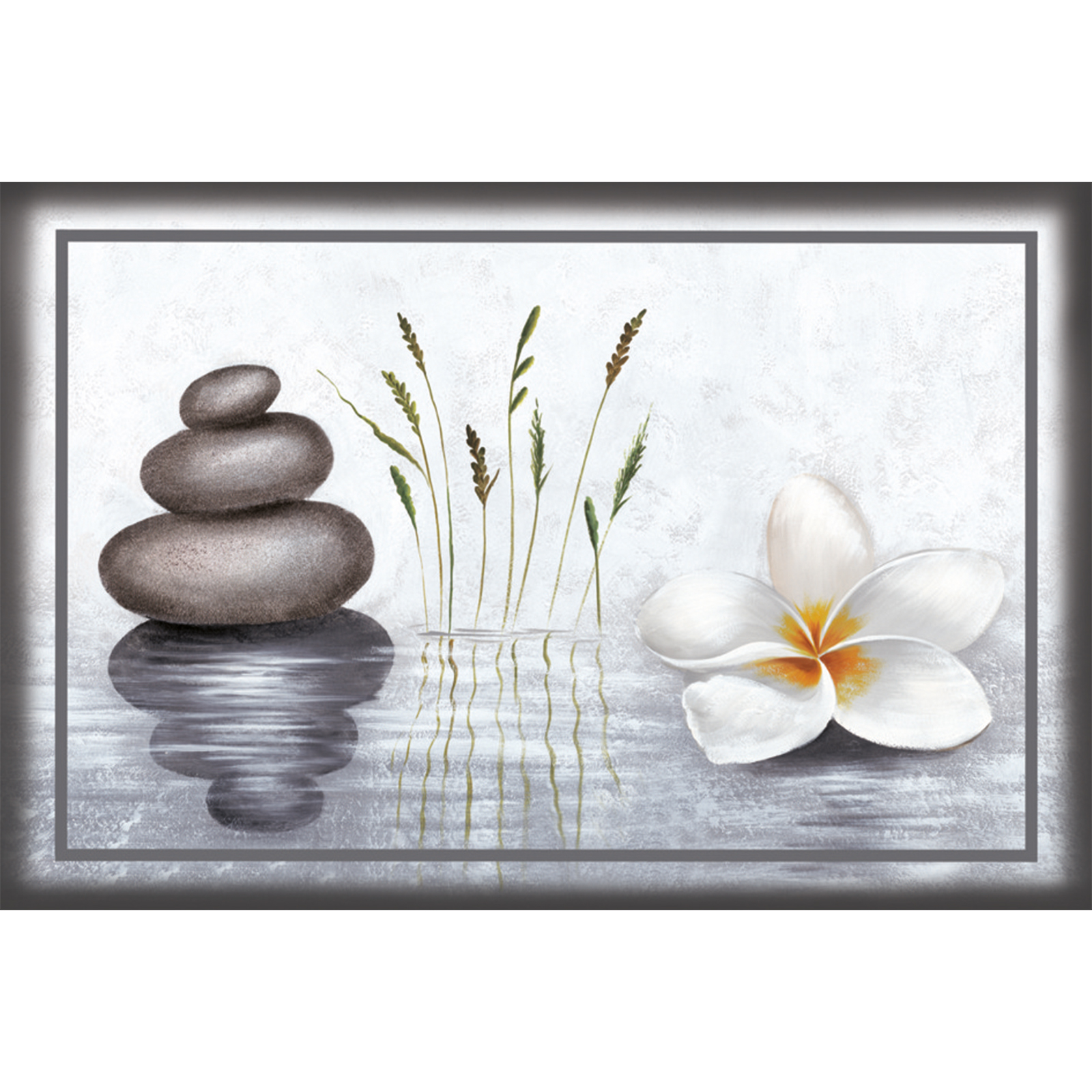 Keilrahmenbild WELLNESS - multicolor - 90x60 cm