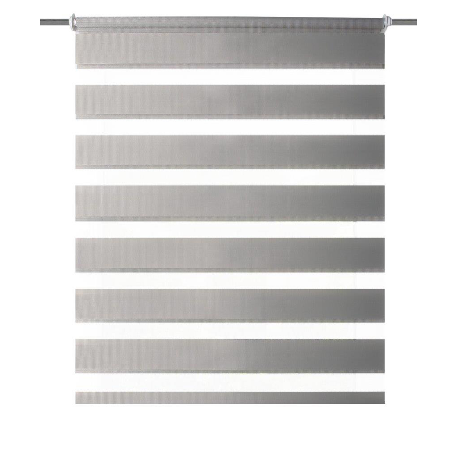 Kettenzugrollo ZEBRA - grau - 60x150 cm