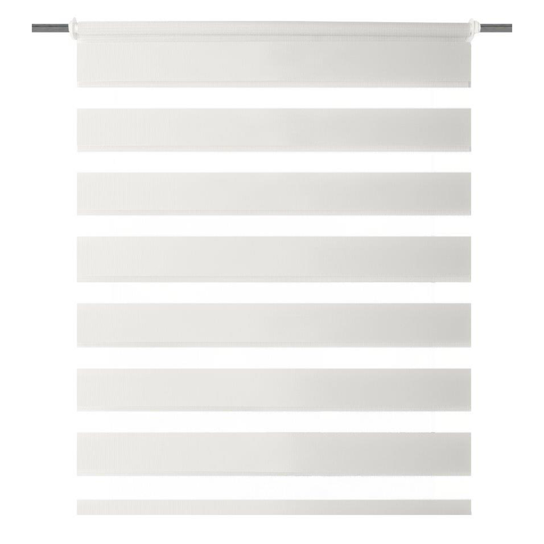 Kettenzugrollo ZEBRA - wollweiß - 60x150 cm