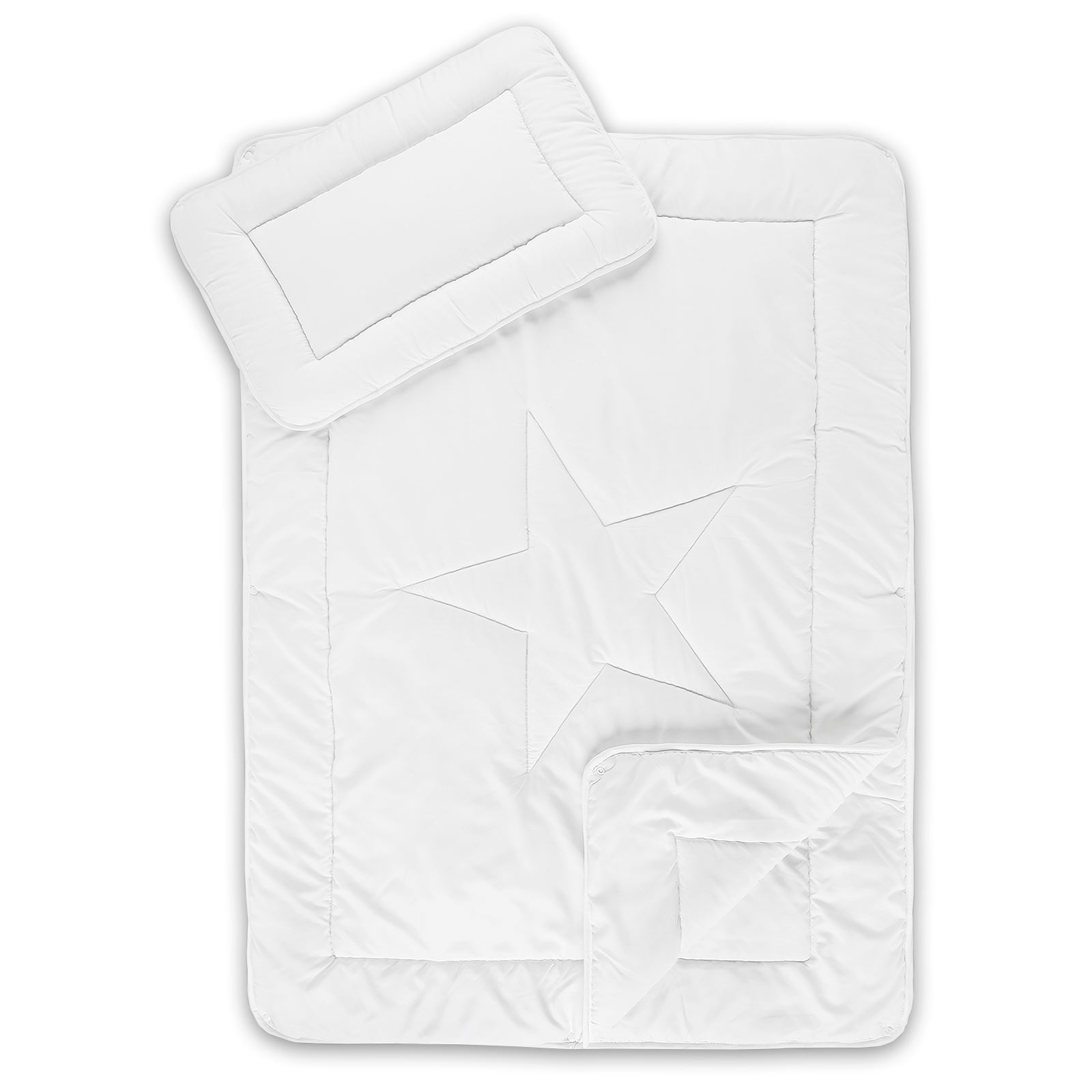 Kinder-4 Jahreszeiten-Bettenset - waschbar 95 Grad - 2-teilig - 100x135 cm