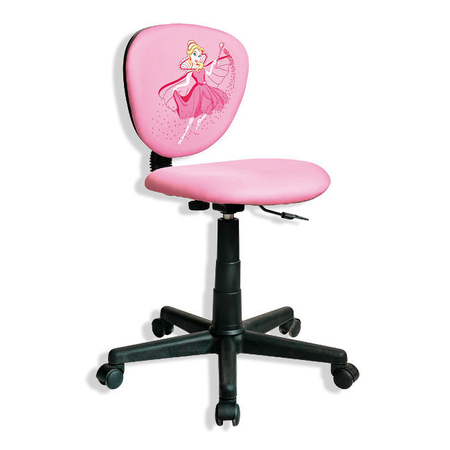 Kinder-Schreibtischstuhl - rosa - Höhenverstellung
