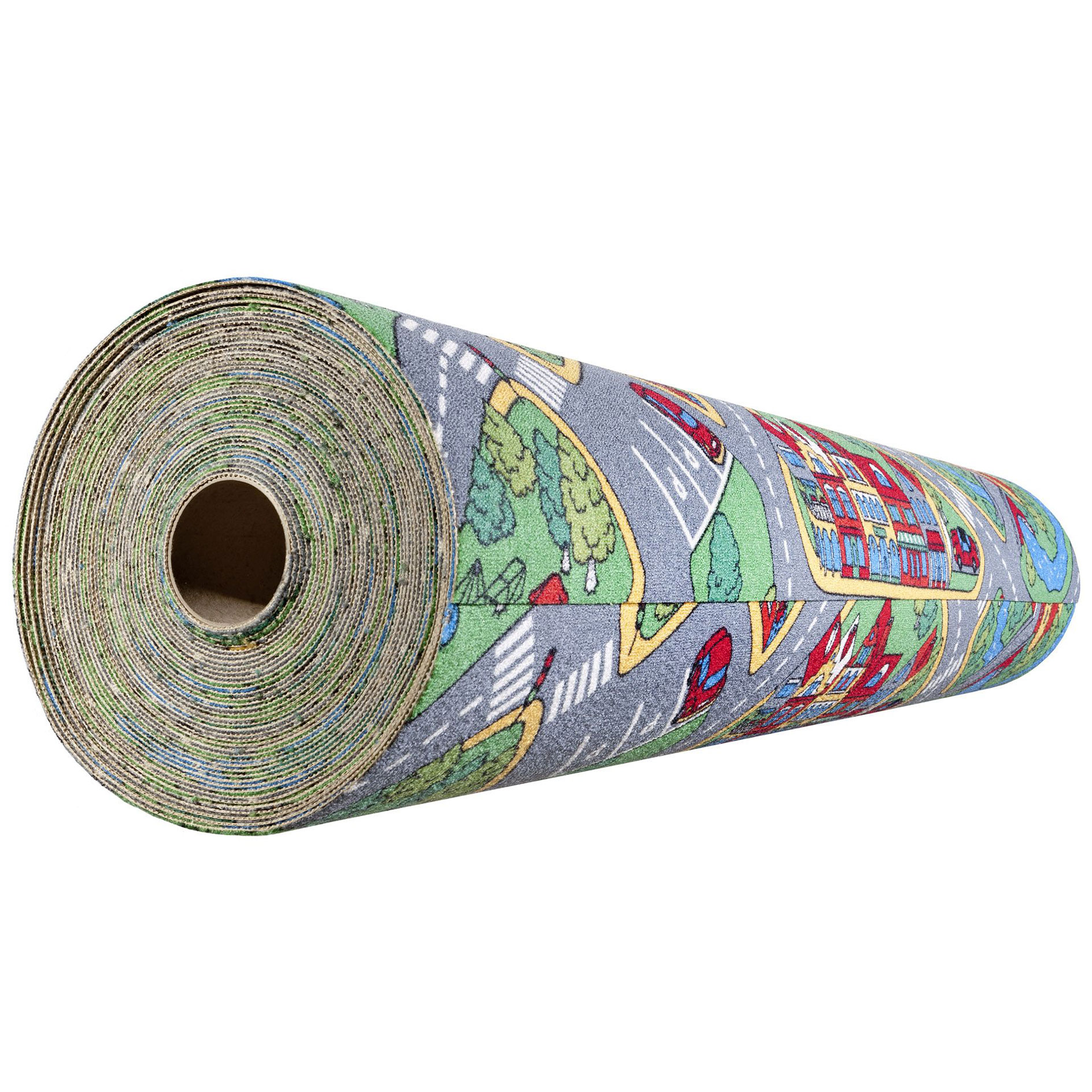 Kinder-Teppichboden - bunt - Straße